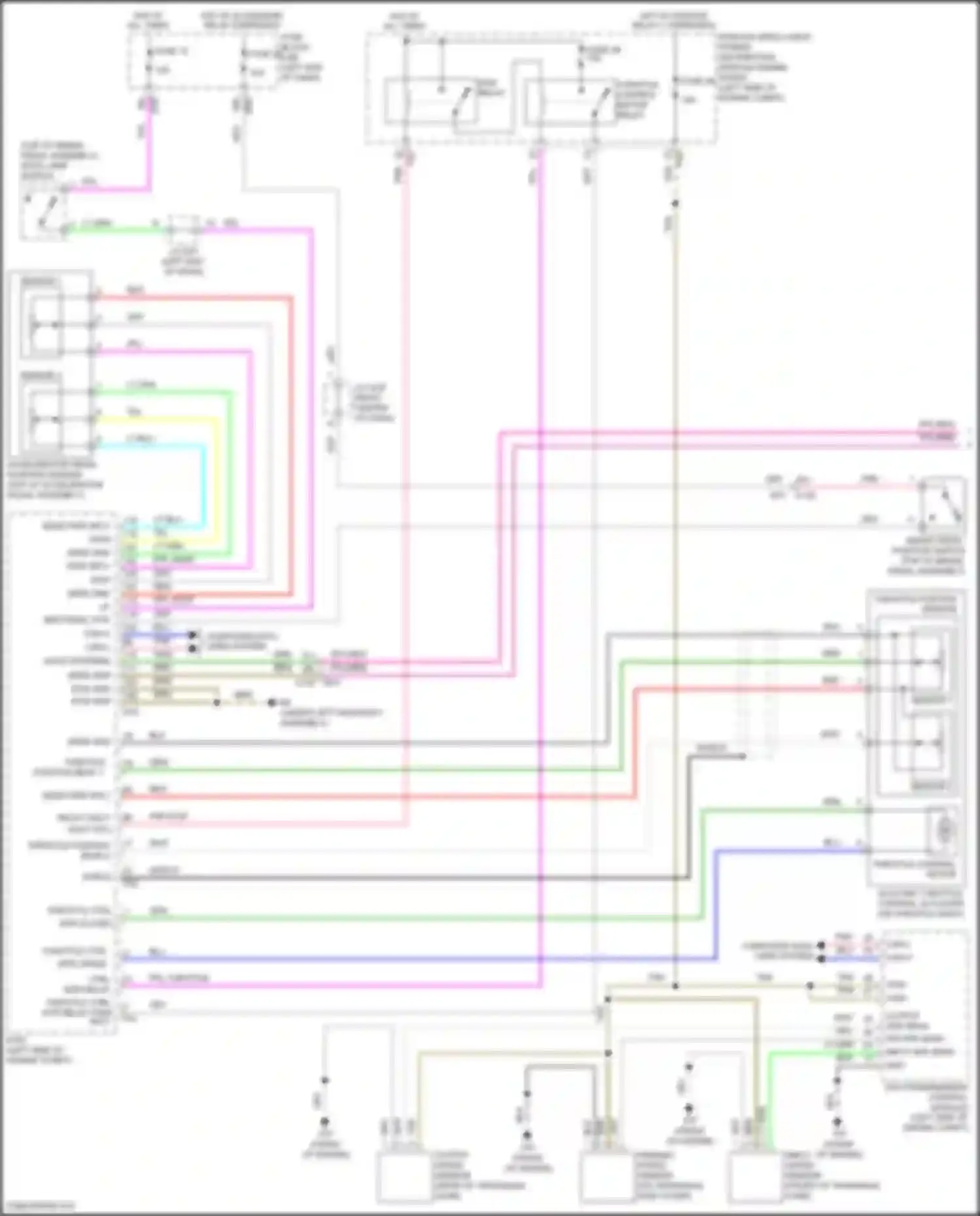 Wiring diagram input speed sensor for Nissan X-Trail III facelift (2017-2024) (1 of 4)