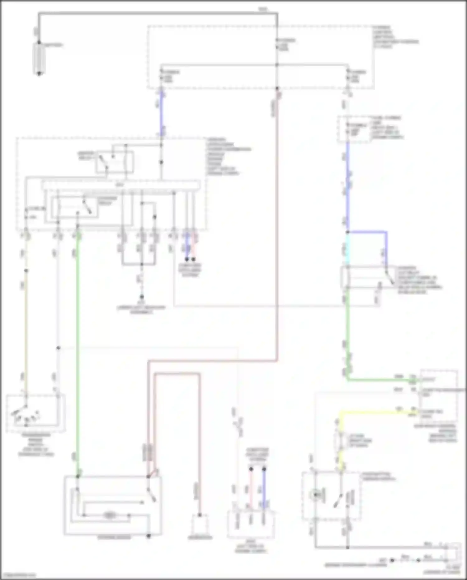 Wiring diagram start wo escl sw for Nissan X-Trail III facelift (2017-2024) (5 of 5)