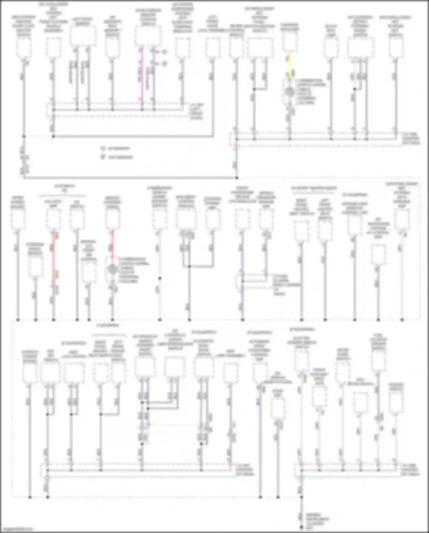 Wiring diagram steering angle sensor for Nissan X-Trail III facelift (2017-2024) (4 of 5)