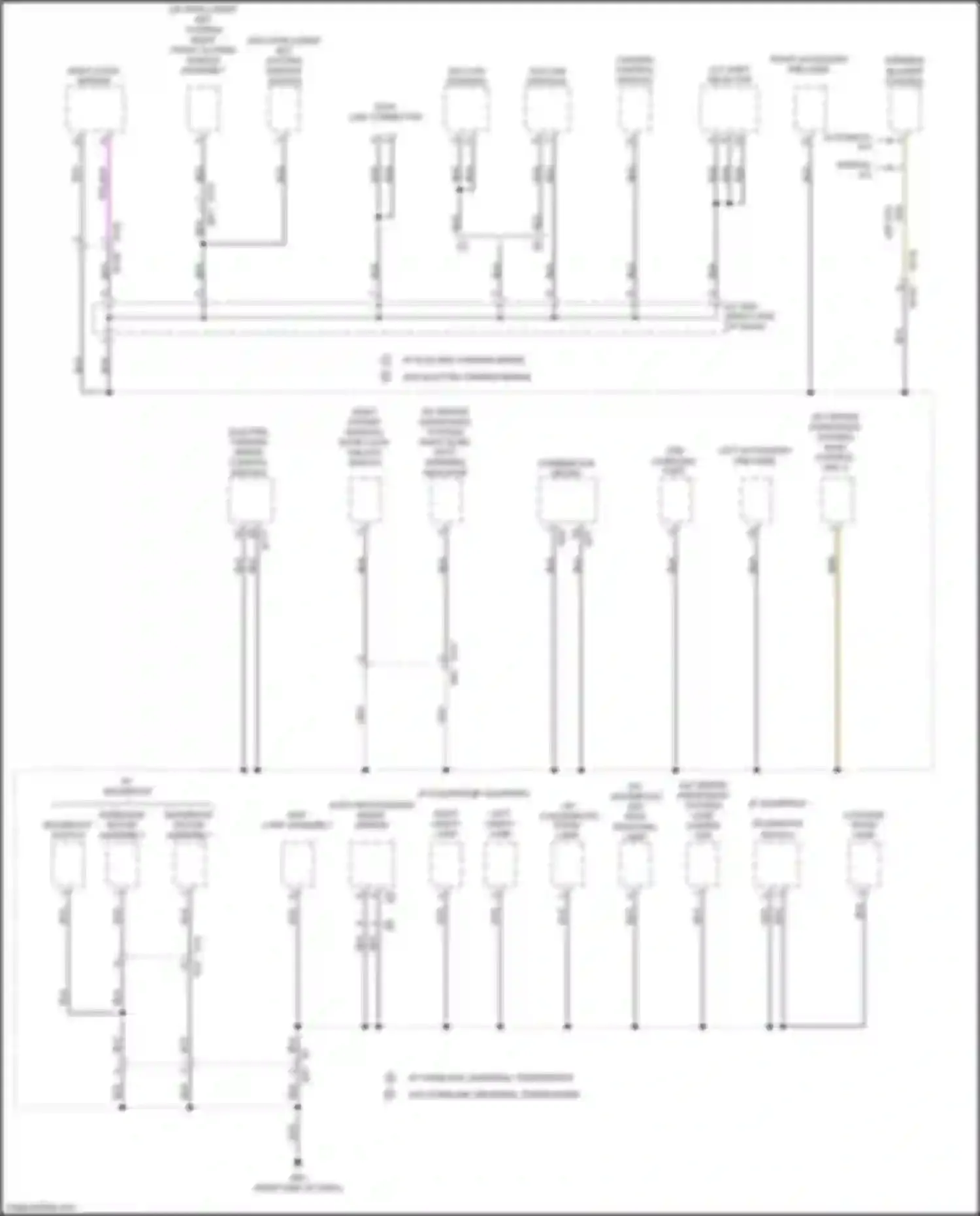 Wiring diagram w/ intelligent key system for Nissan X-Trail III facelift (2017-2024) (3 of 7)