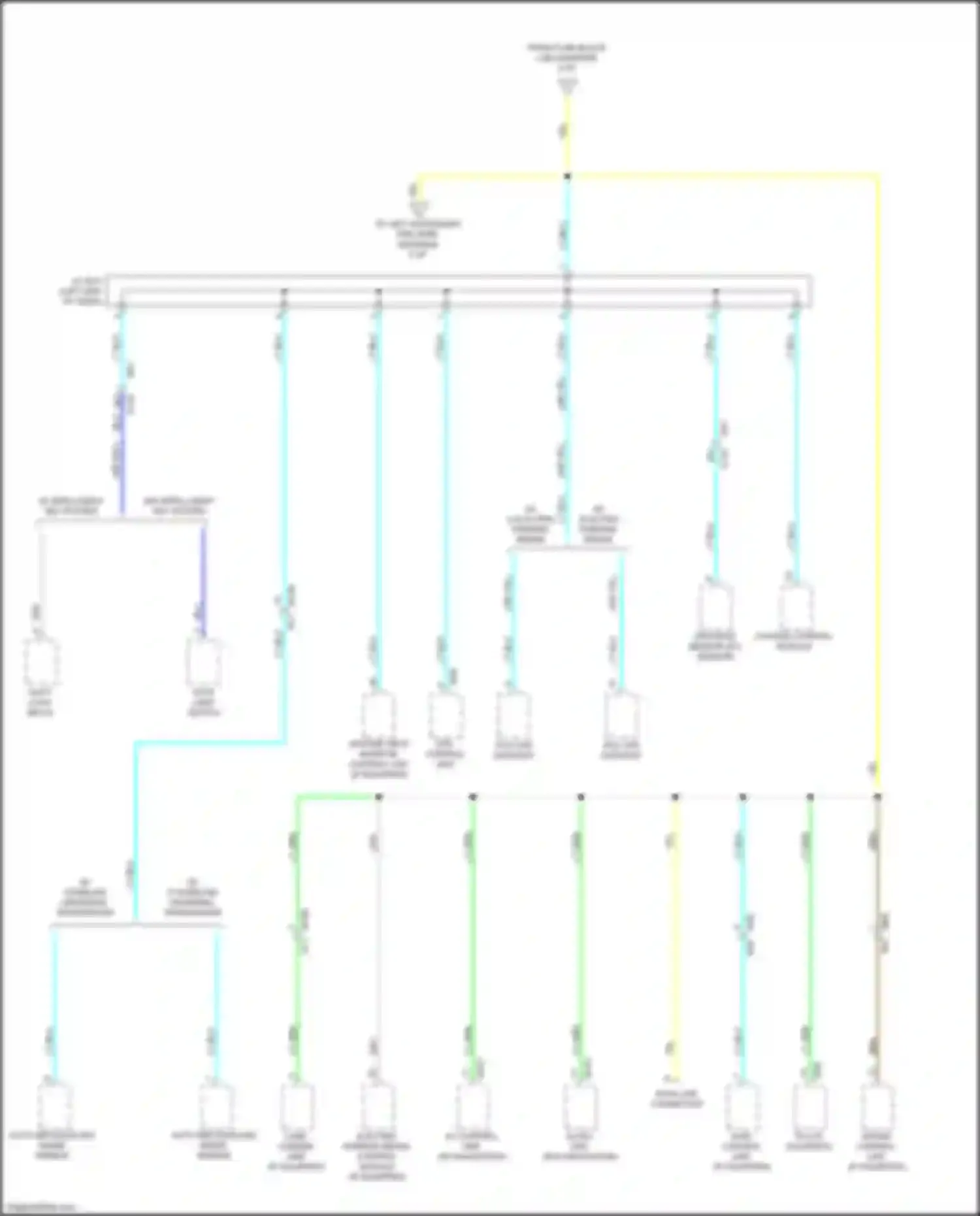 Wiring diagram w/ navigation for Nissan X-Trail III facelift (2017-2024) (4 of 5)