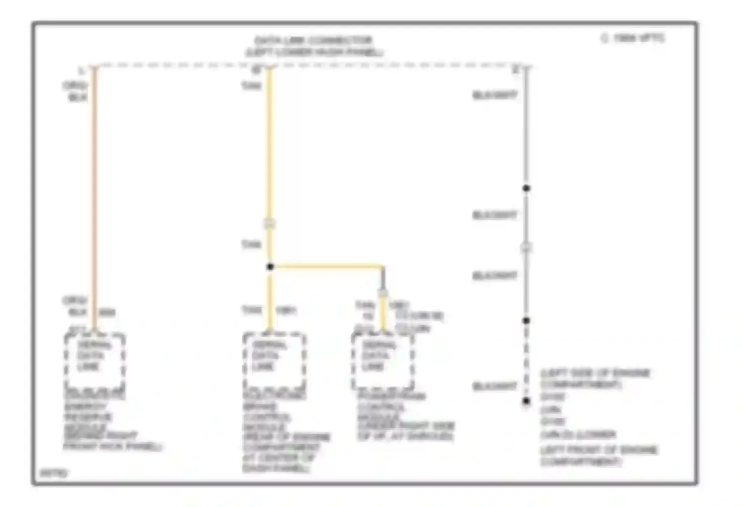 Achieva Oldsmobile I (1991-1997): Data link connector circuit