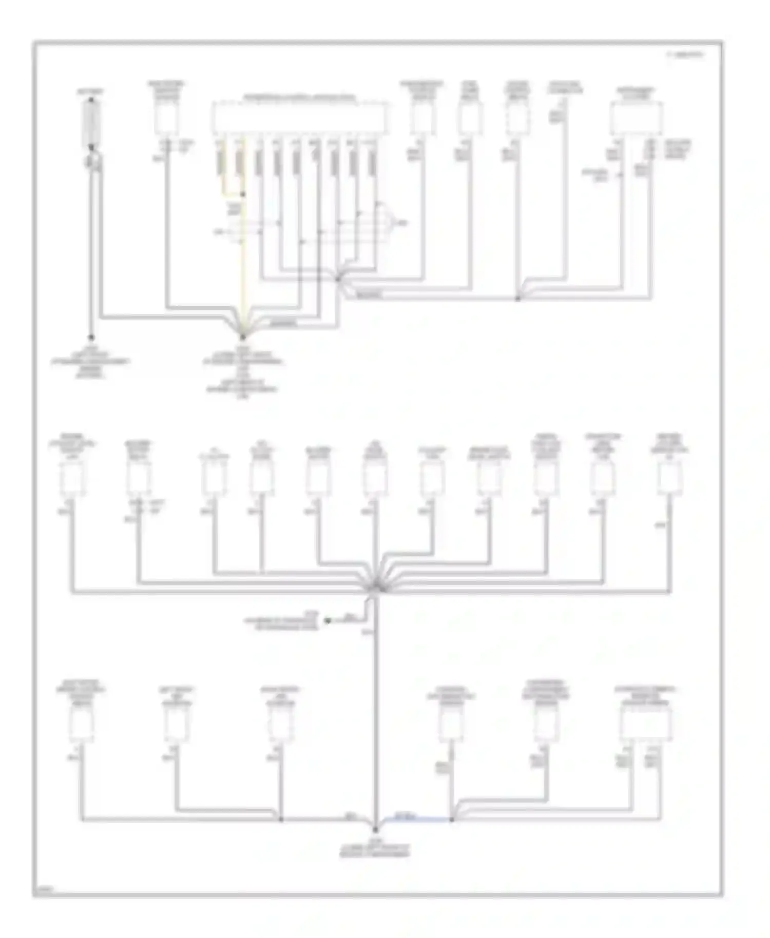 Achieva Oldsmobile I (1991-1997): Ground distribution circuit (1 of 3)