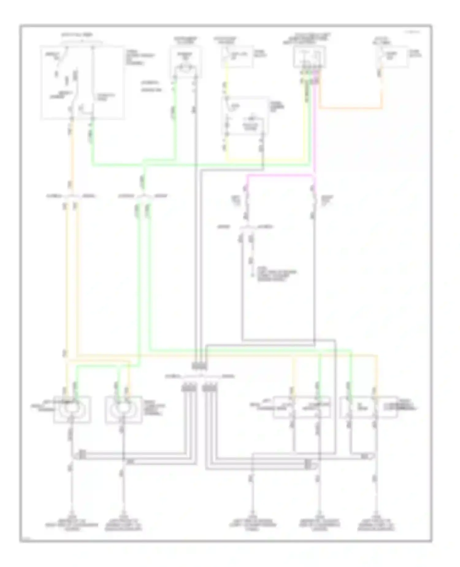 Achieva Oldsmobile I (1991-1997): Headlight circuit, without drl