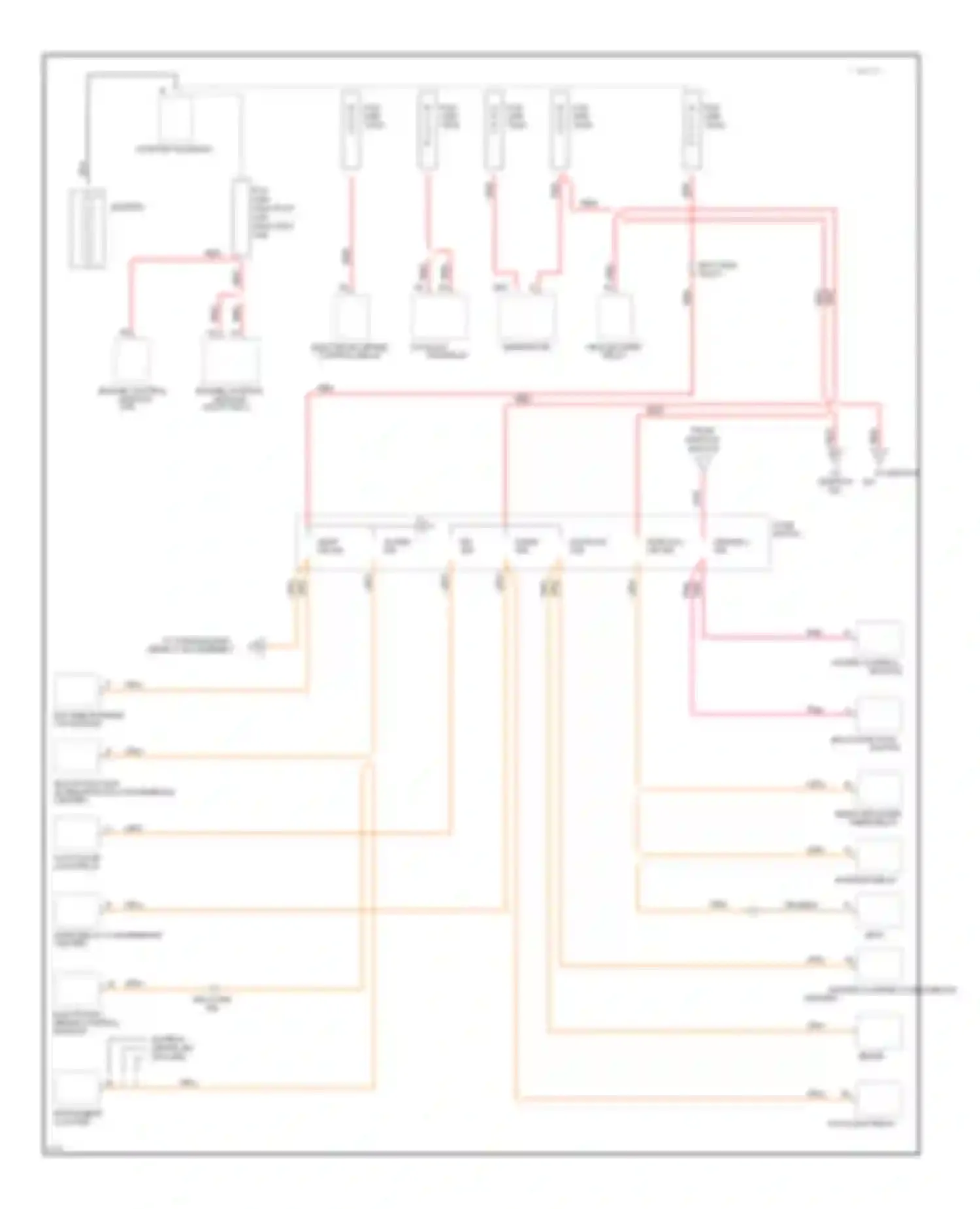 Achieva Oldsmobile I (1991-1997): Power distribution circuit (1 of 3)