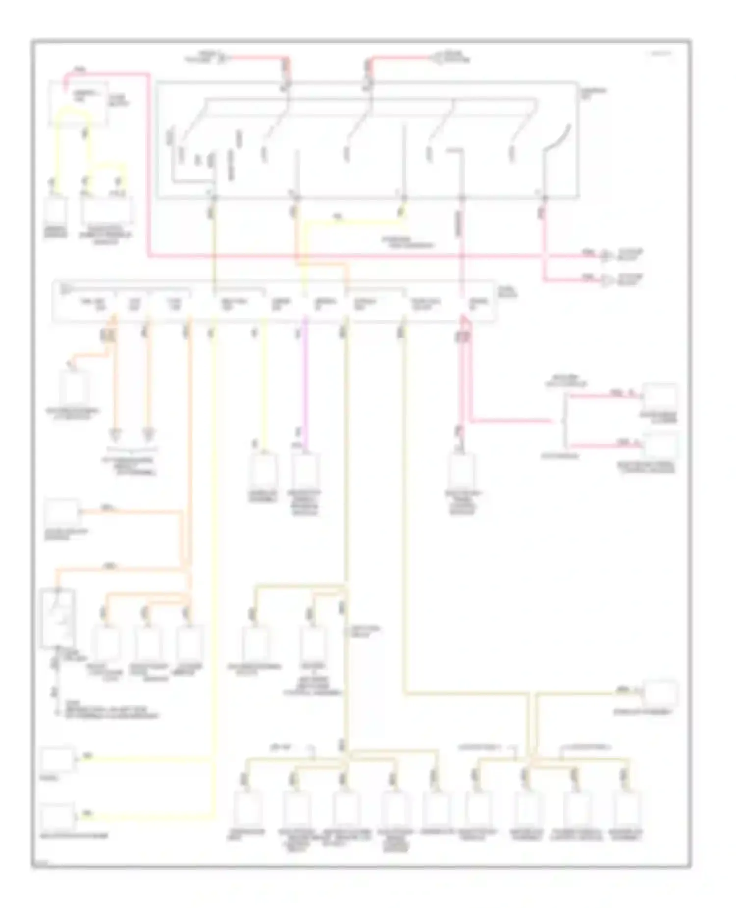 Achieva Oldsmobile I (1991-1997): Power distribution circuit (2 of 3)
