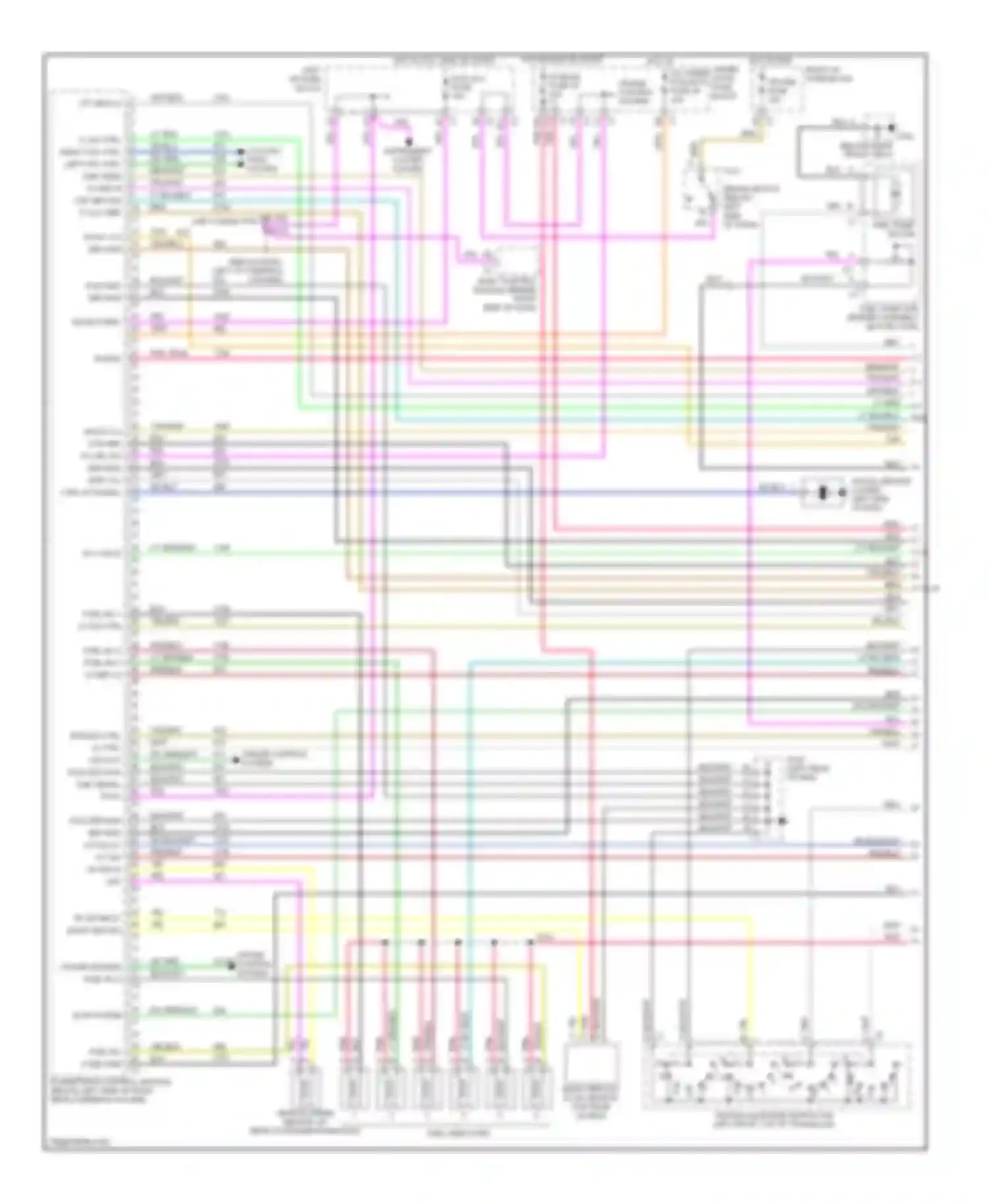 Alero Oldsmobile I (1999-2004): Wiring diagram engine performance 3.4l vin es (1 of 3)