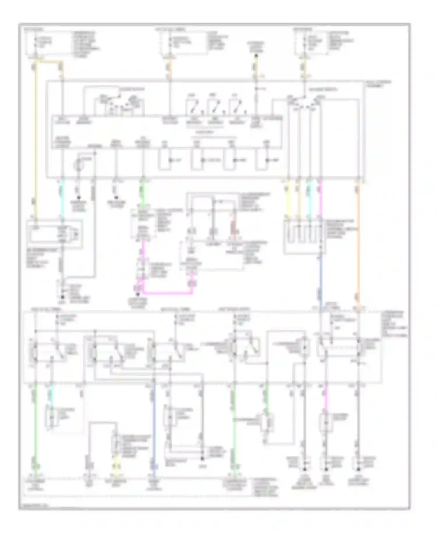 Wiring diagram brn for Oldsmobile Alero I (1999-2004) (1 of 27)