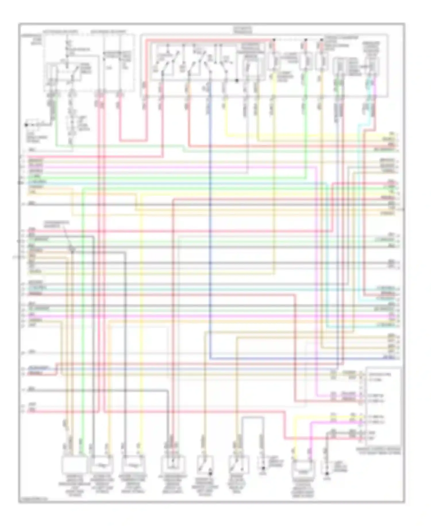 Wiring diagram dk blu/wht for Oldsmobile Alero I (1999-2004) (7 of 7)