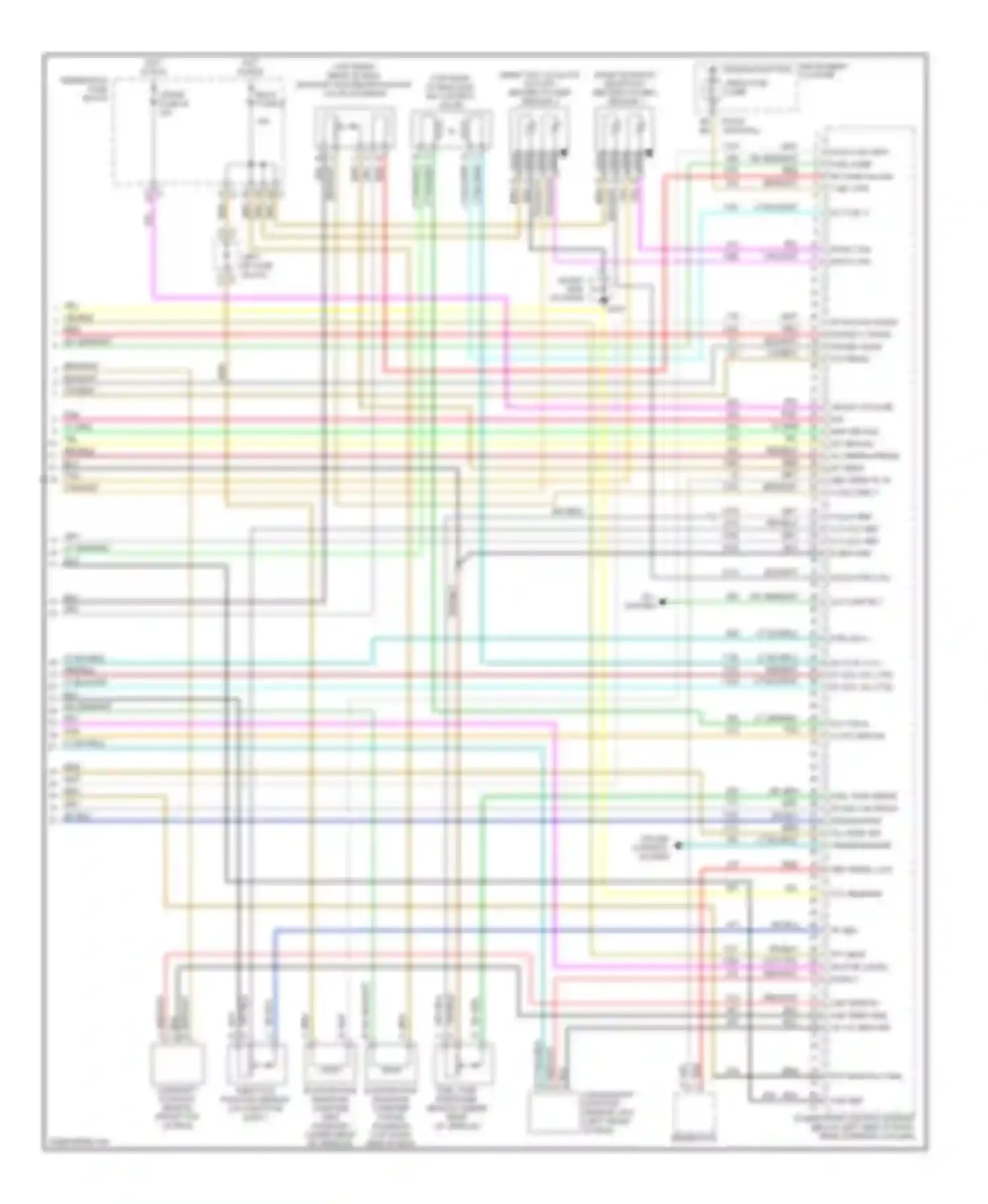 Wiring diagram tan/wht for Oldsmobile Alero I (1999-2004) (4 of 4)
