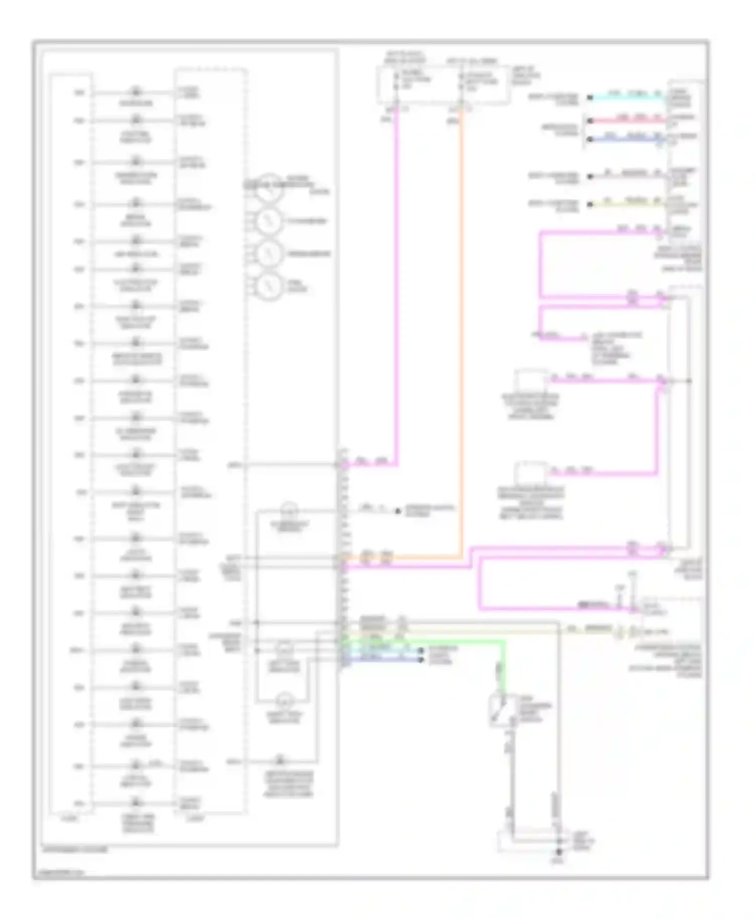 Wiring diagram traction off indicator for Oldsmobile Alero I (1999-2004) (1 of 1)