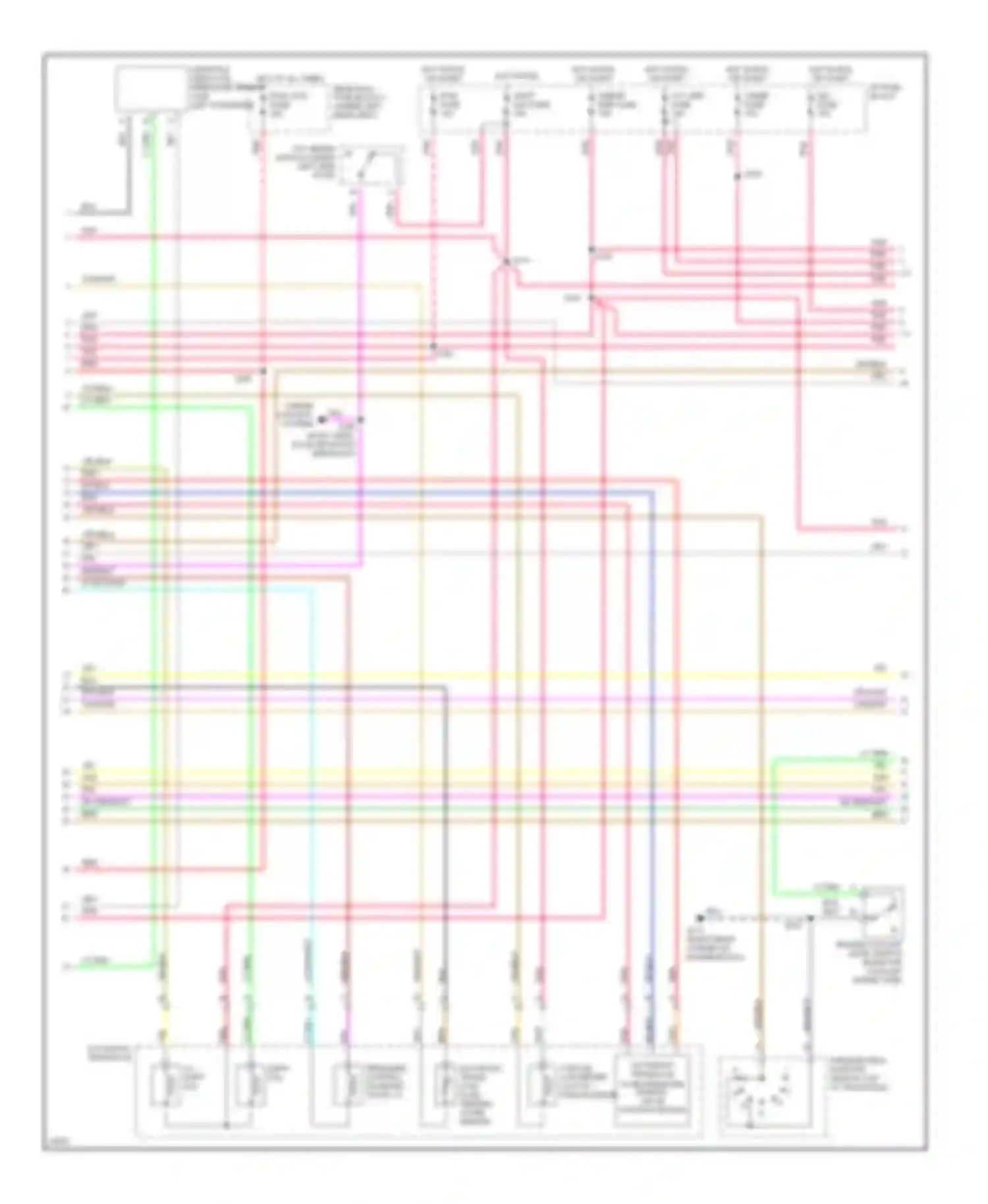 Aurora Oldsmobile I (1994-1999): Wiring diagram engine performance 4.0l (vin c)s (2 of 4)