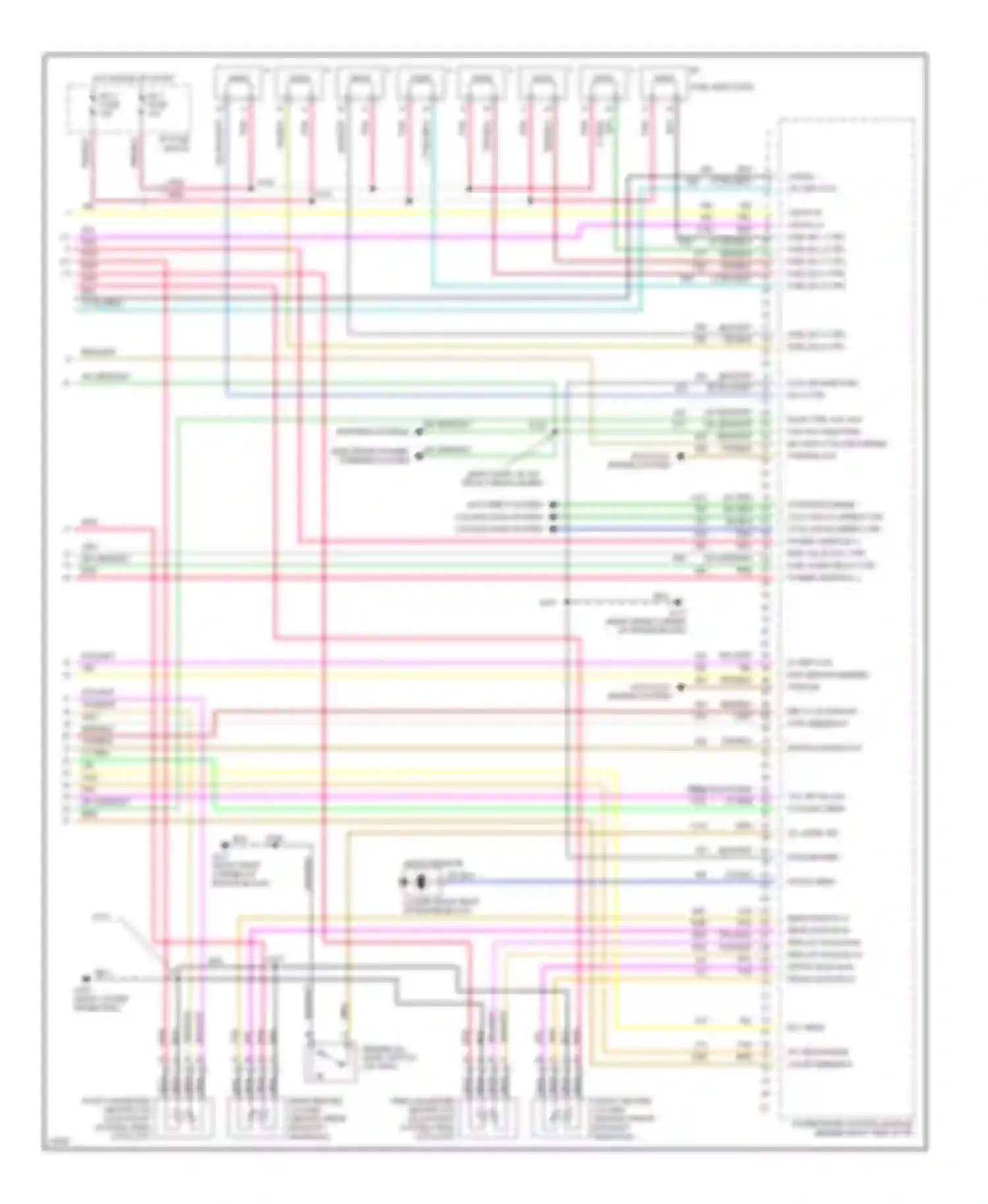 Aurora Oldsmobile I (1994-1999): Wiring diagram engine performance 4.0l (vin c)s (4 of 4)