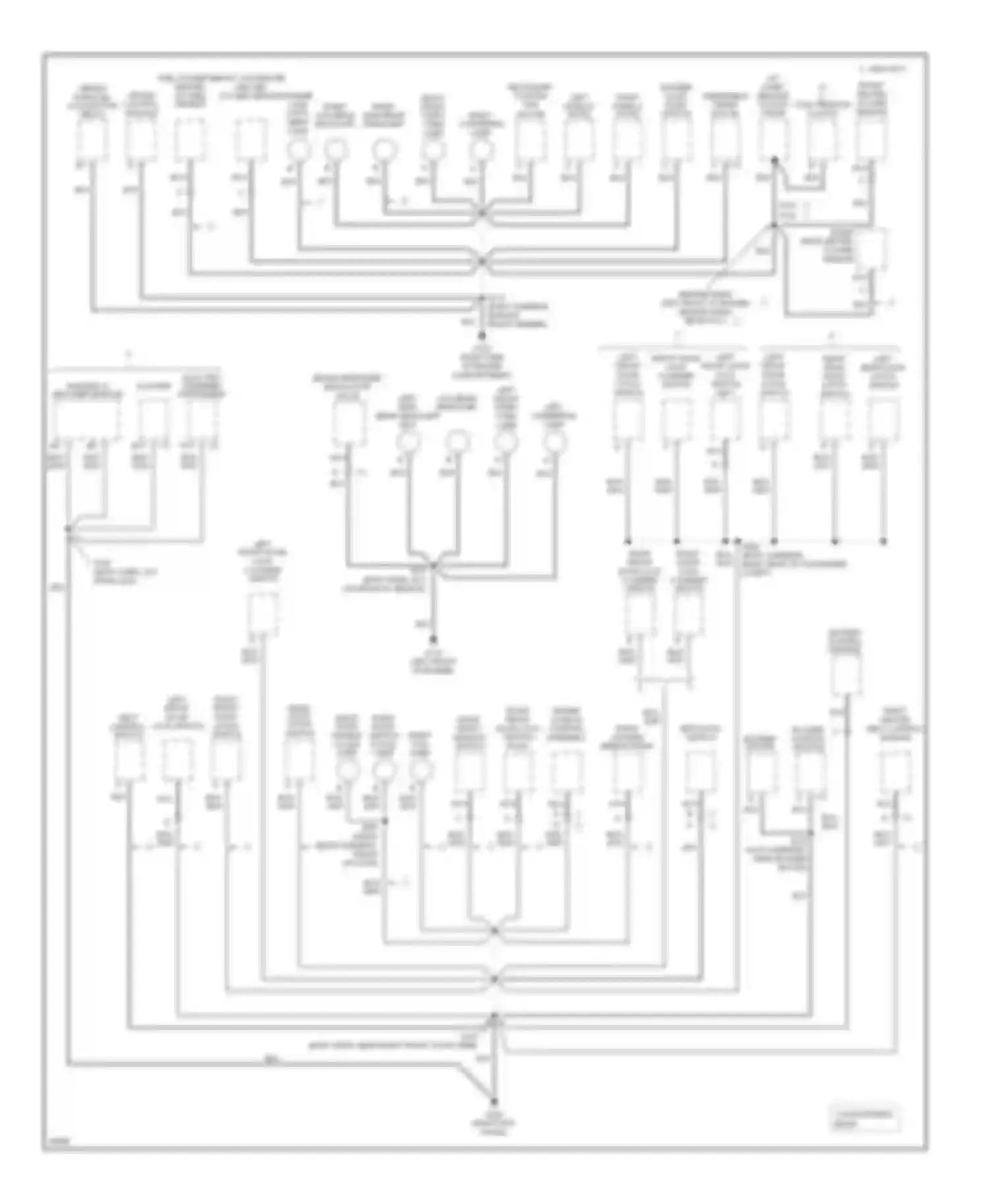 Aurora Oldsmobile I (1994-1999): Ground distribution circuit (2 of 5)