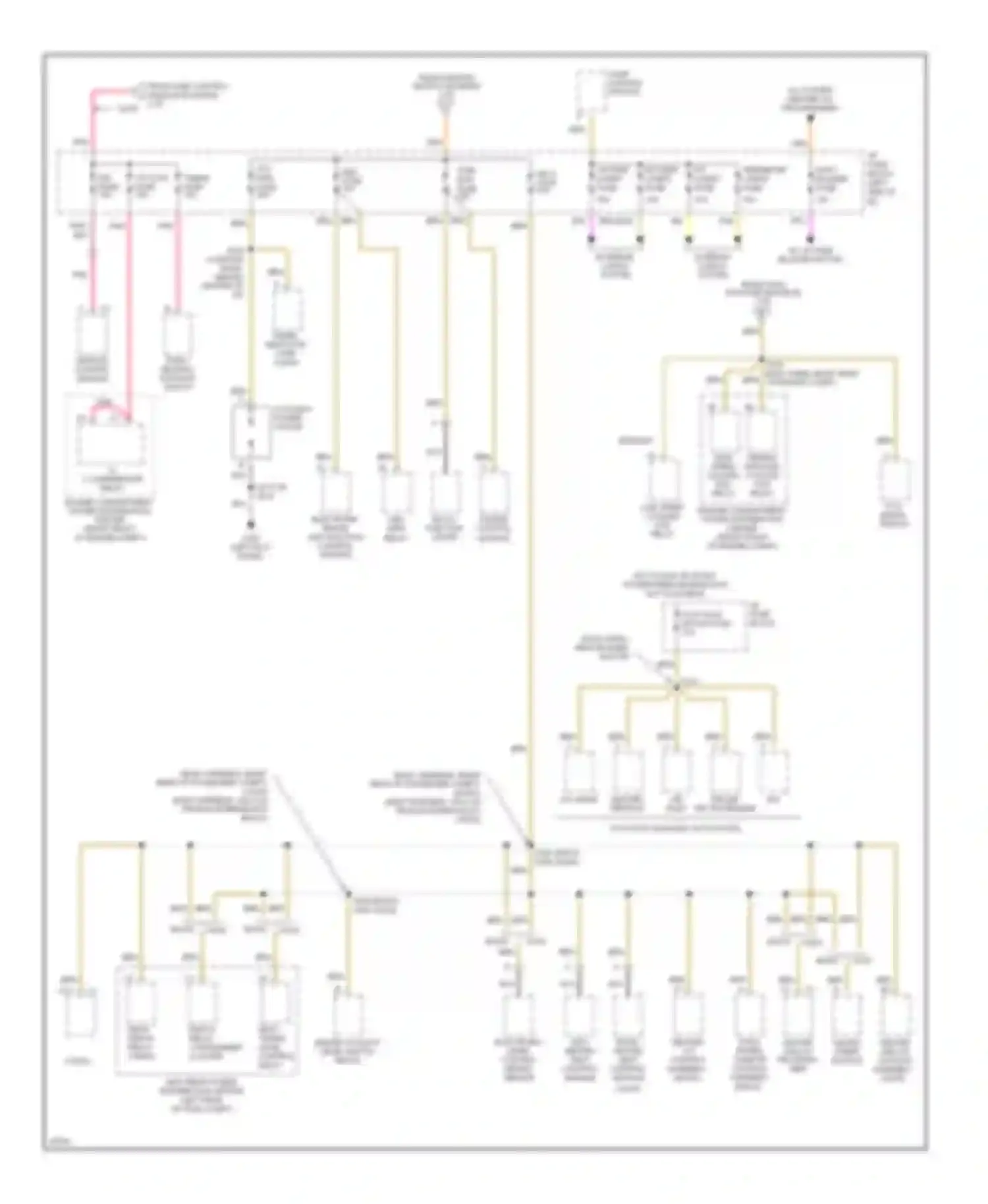 Aurora Oldsmobile I (1994-1999): Power distribution circuit (4 of 4)