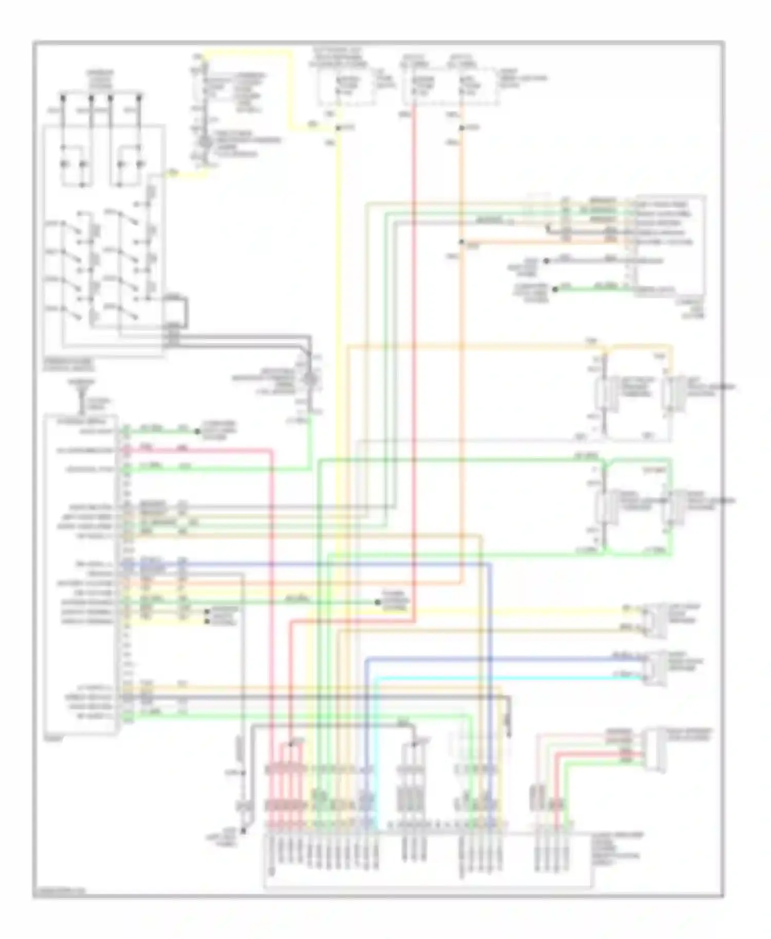 Aurora Oldsmobile I (1994-1999): Radio circuits, with bose system
