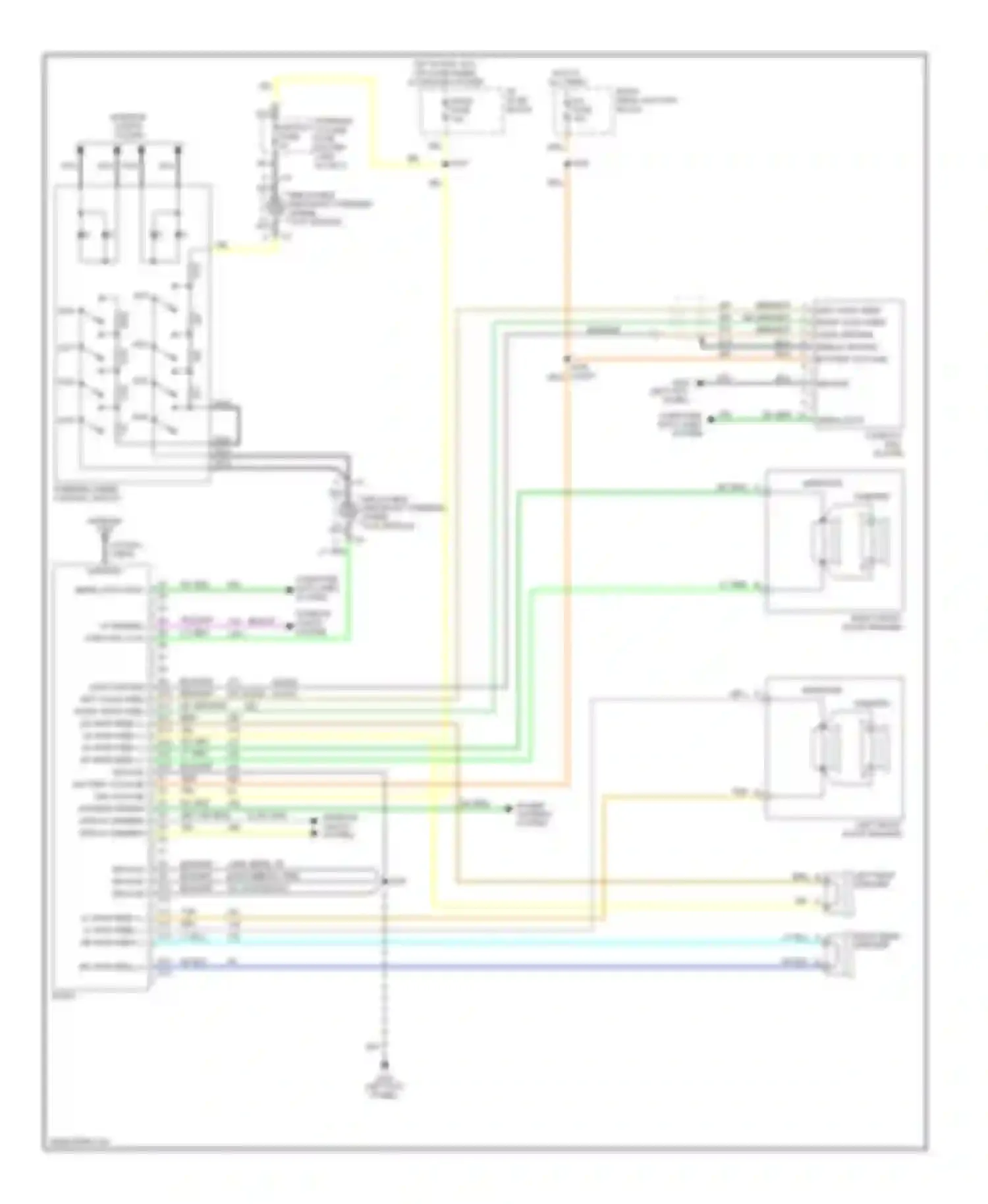 Aurora Oldsmobile I (1994-1999): Radio circuits, without bose system