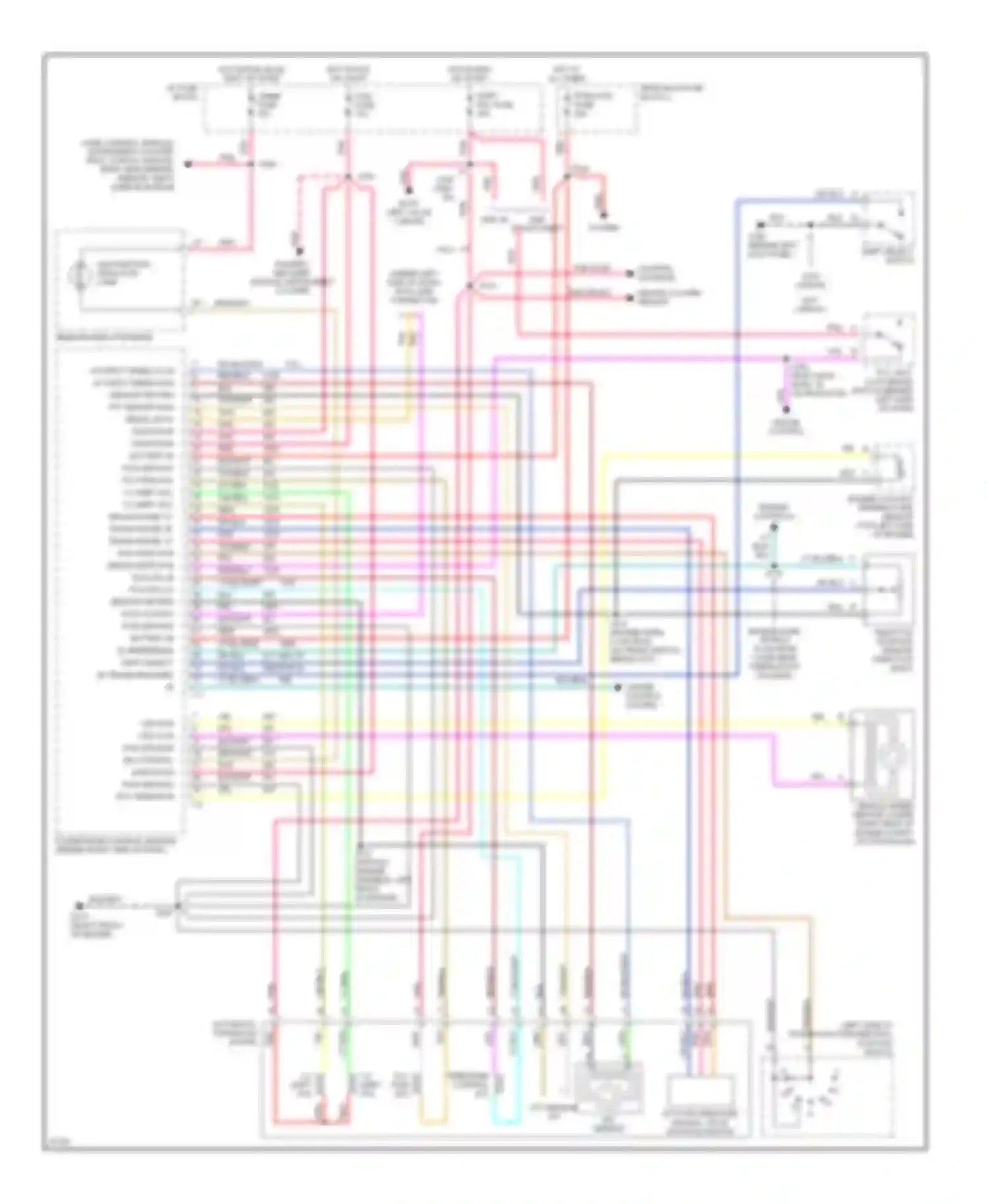 Aurora Oldsmobile I (1994-1999): 4.0l (vin c), transmission circuit, 4t80-e