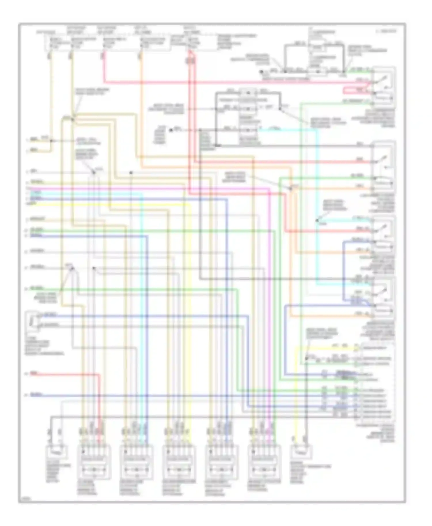 Wiring diagram brn/wht for Oldsmobile Aurora I (1994-1999) (2 of 13)