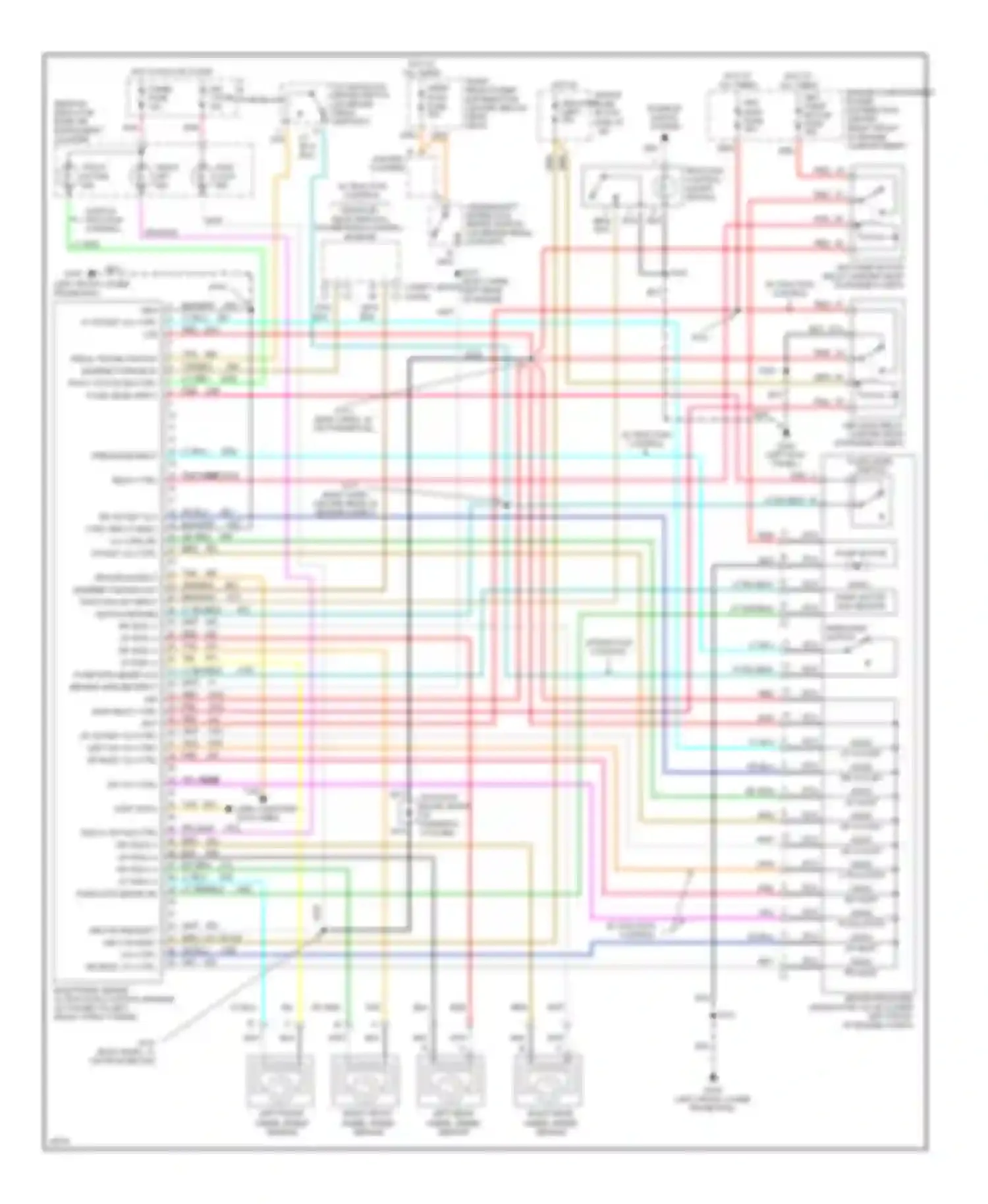 Wiring diagram lf outlet for Oldsmobile Aurora I (1994-1999) (1 of 1)