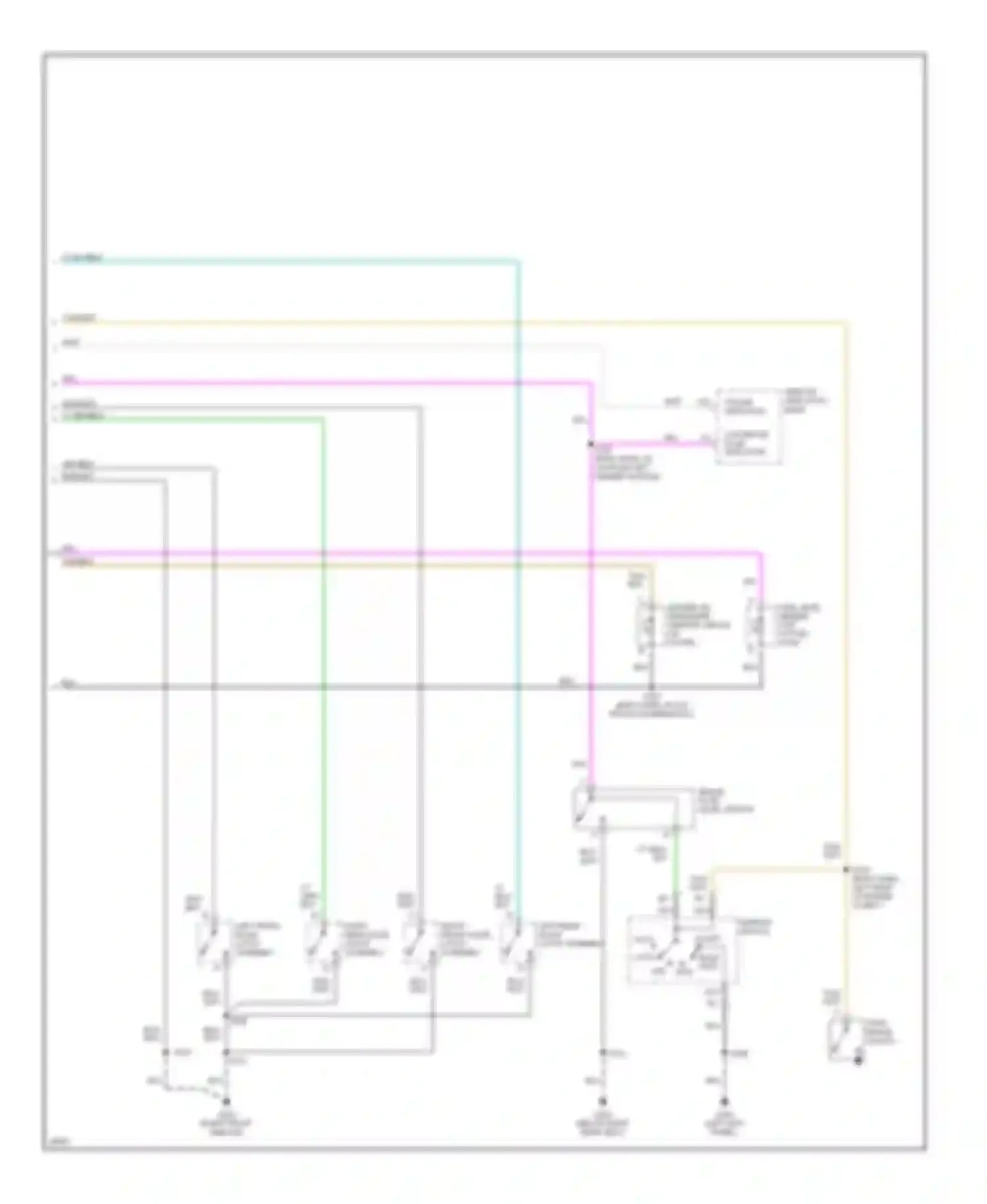 Wiring diagram lt blu/blk for Oldsmobile Aurora I (1994-1999) (6 of 13)