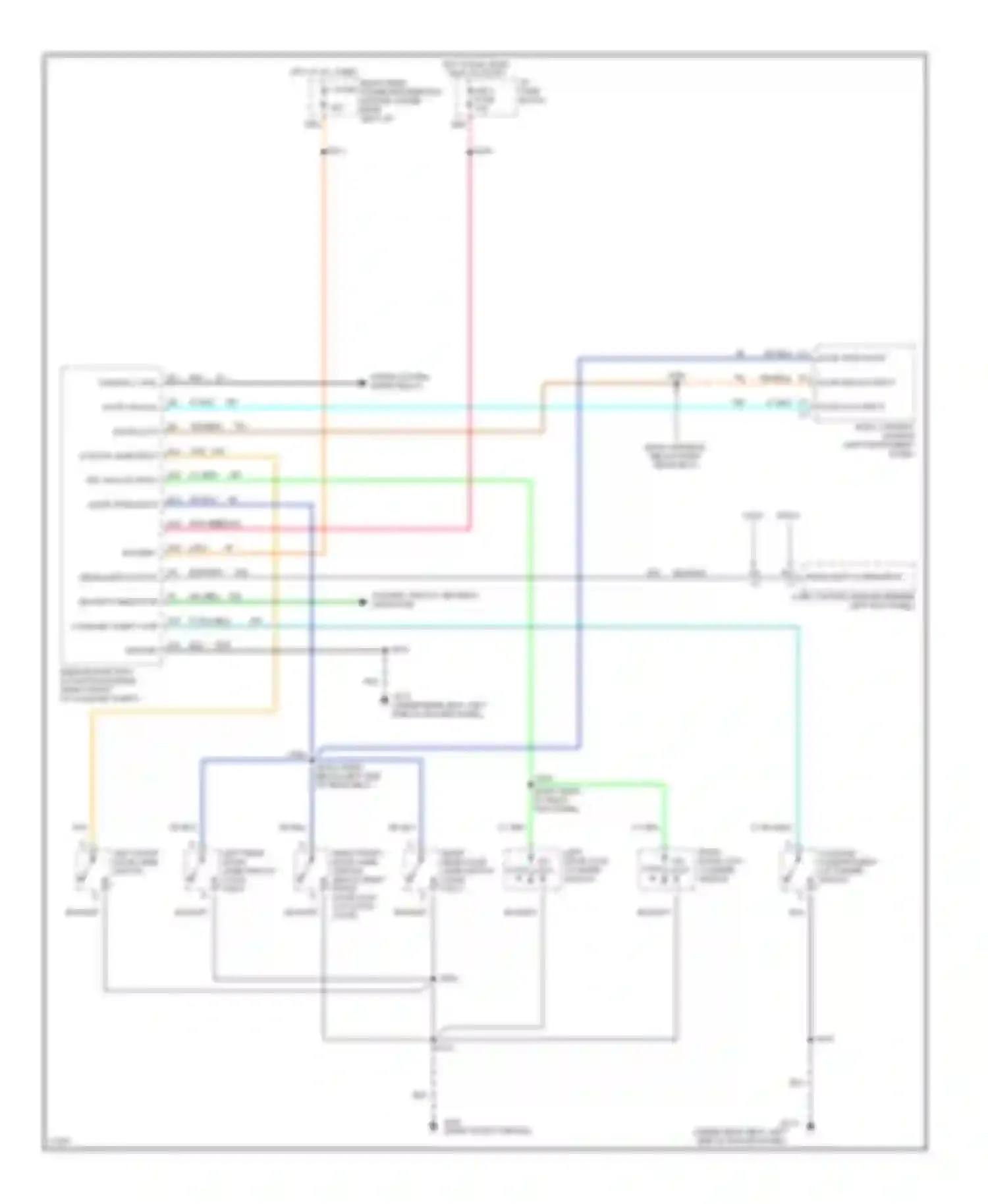Wiring diagram luggage compt ajar for Oldsmobile Aurora I (1994-1999) (1 of 1)
