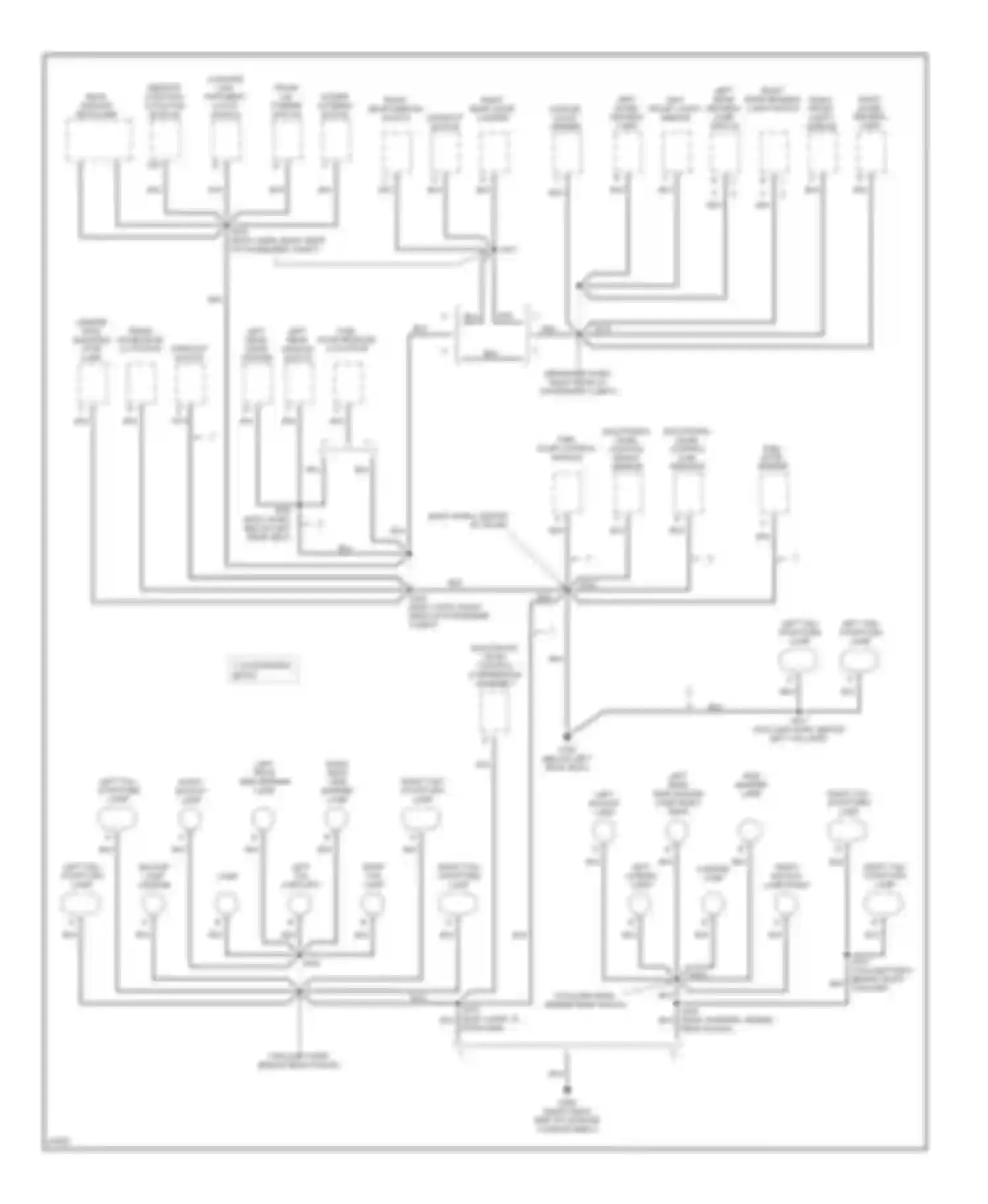 Wiring diagram right rear cigar lighter for Oldsmobile Aurora I (1994-1999) (1 of 1)