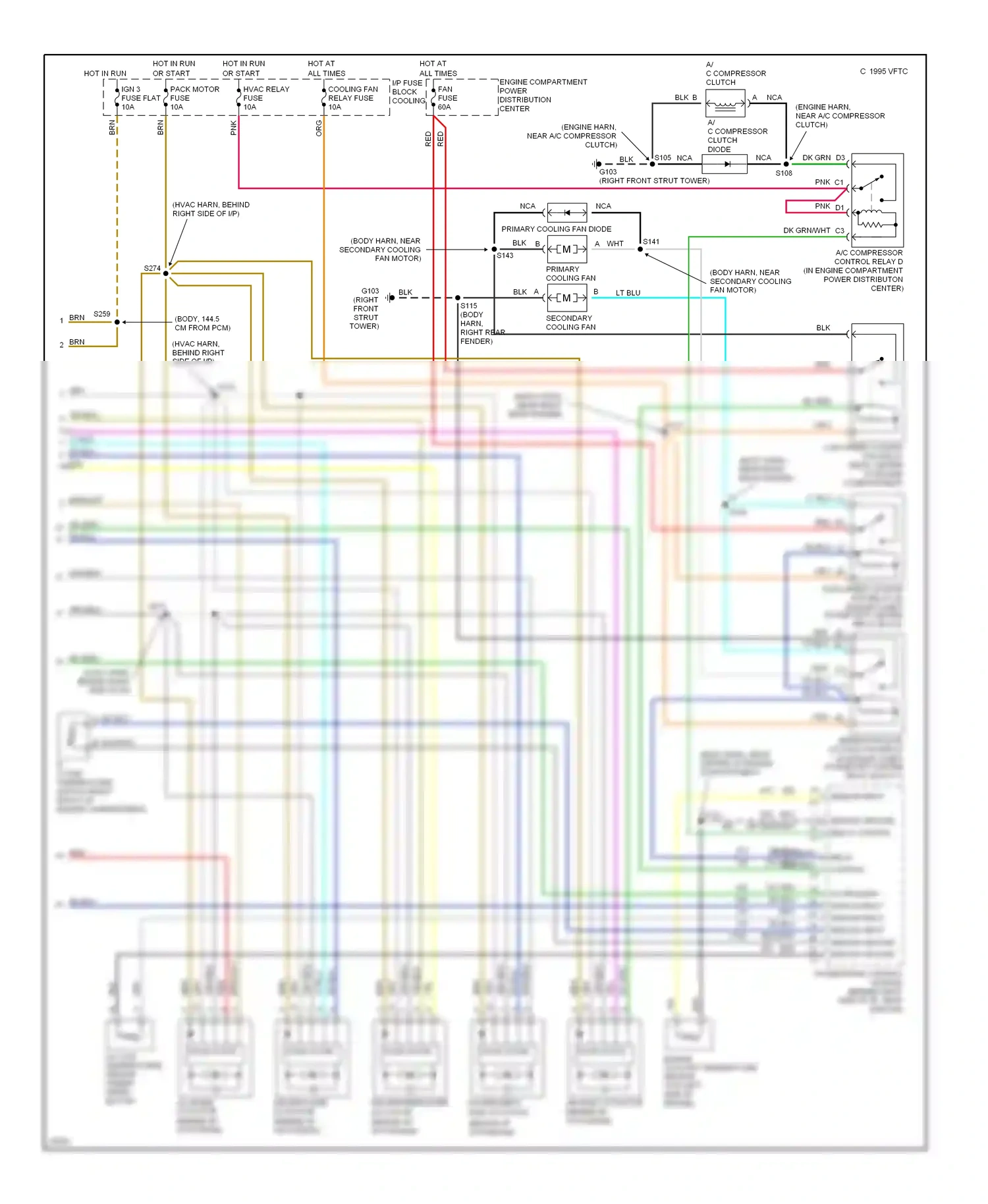 Oldsmobile Aurora I (1994-1999) solid state solid state wiring diagram  (1 of 2)