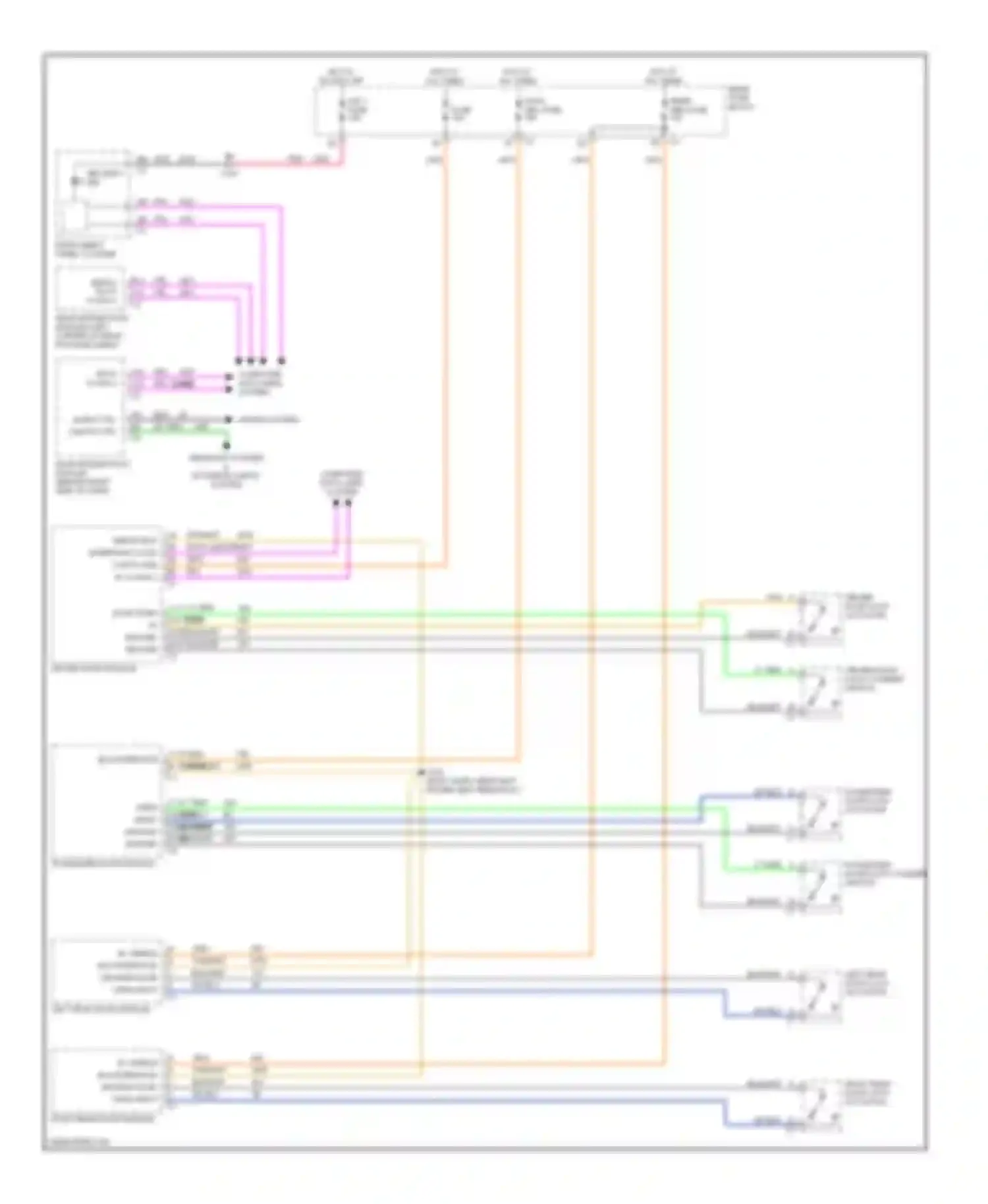 Aurora Oldsmobile II (1999-2003): Forced entry circuit