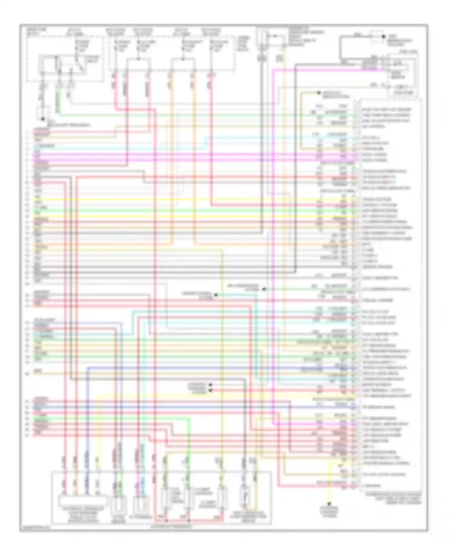 Aurora Oldsmobile II (1999-2003): Wiring diagram engine performance 3.5l vin hs (4 of 4)