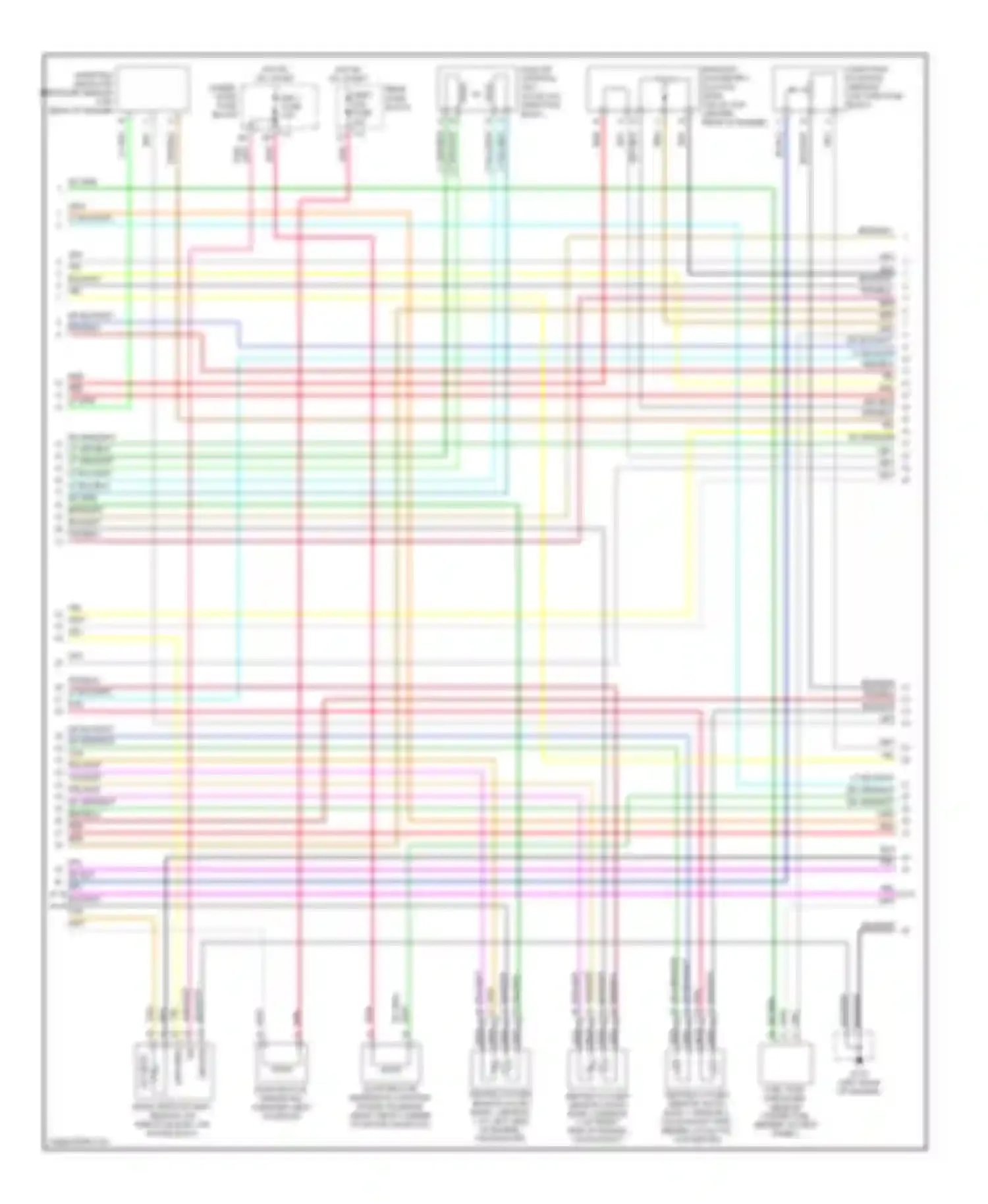Aurora Oldsmobile II (1999-2003): Wiring diagram engine performance 4.0l vin cs (2 of 5)