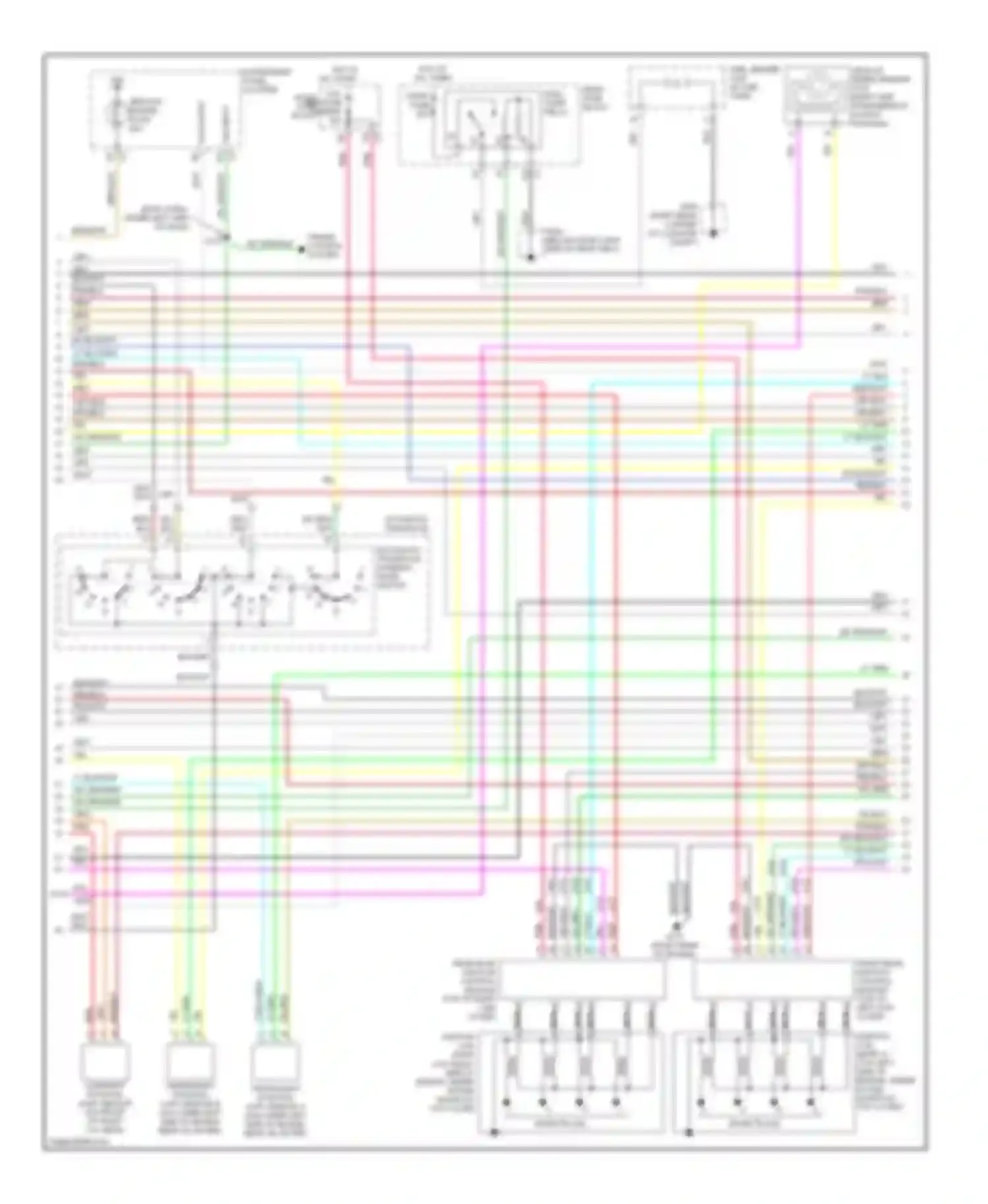 Aurora Oldsmobile II (1999-2003): Wiring diagram engine performance 4.0l vin cs (3 of 5)