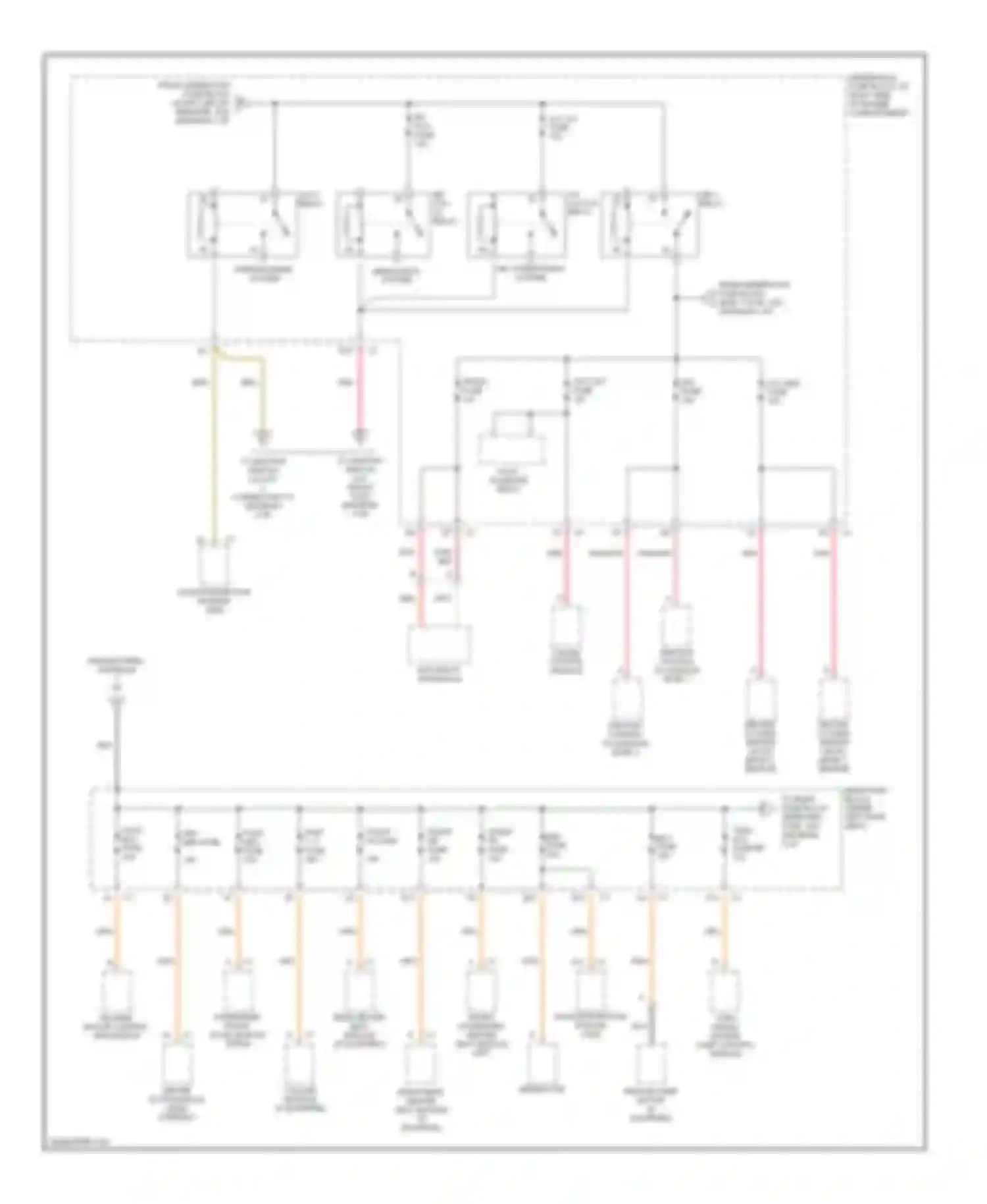 Aurora Oldsmobile II (1999-2003): Power distribution circuit (2 of 5)
