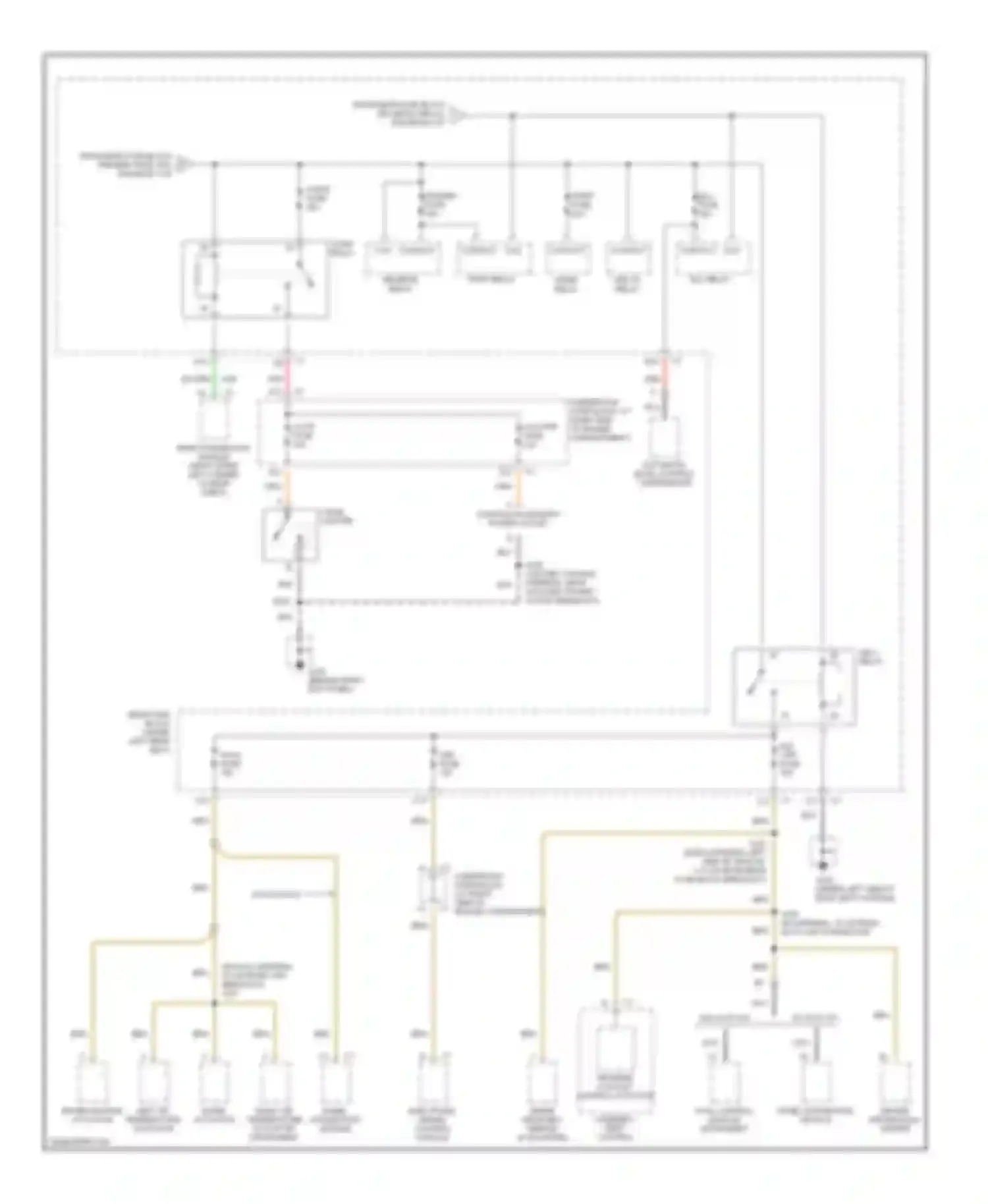 Aurora Oldsmobile II (1999-2003): Power distribution circuit (5 of 5)