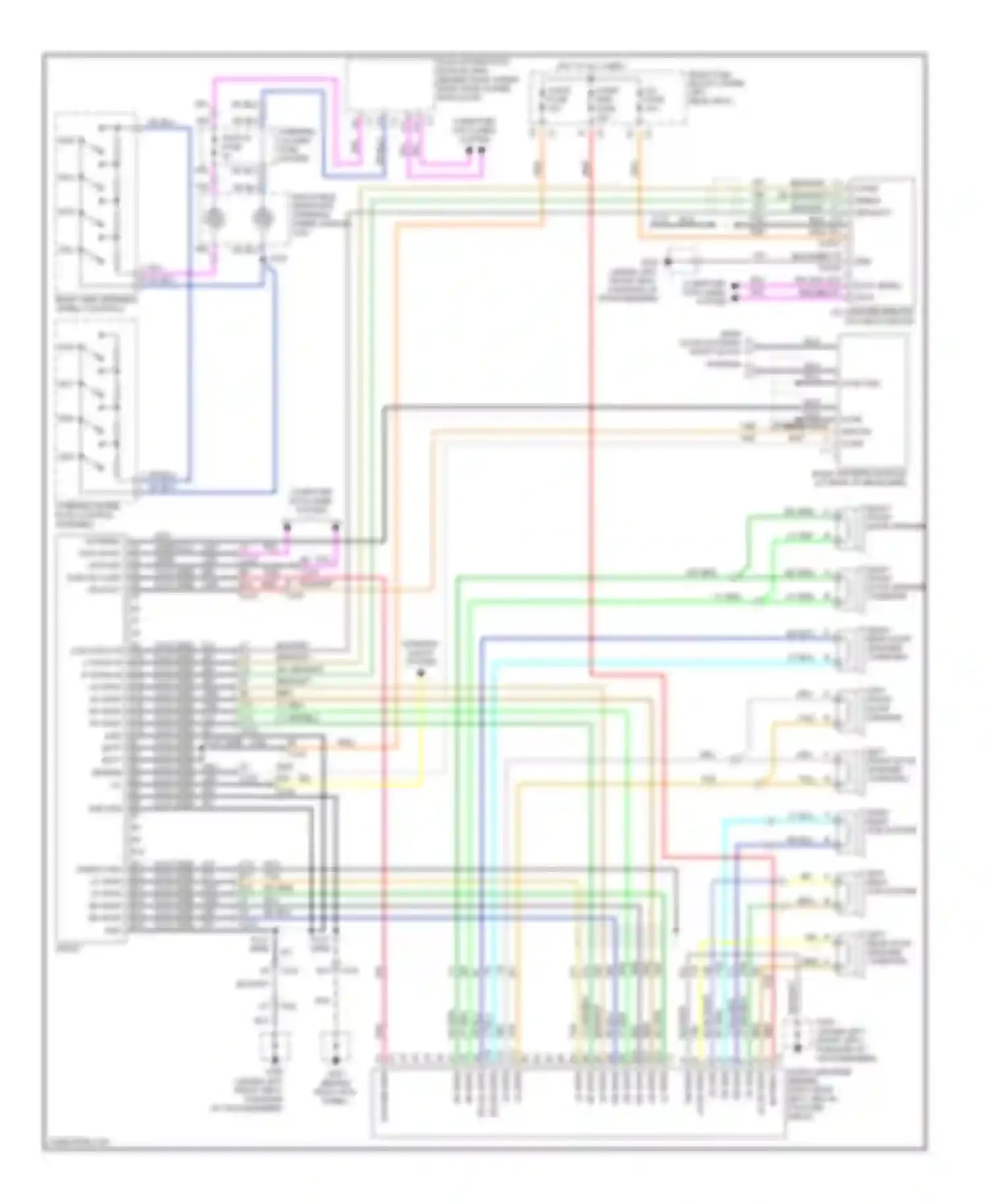 Aurora Oldsmobile II (1999-2003): Radio circuits, with amplifier