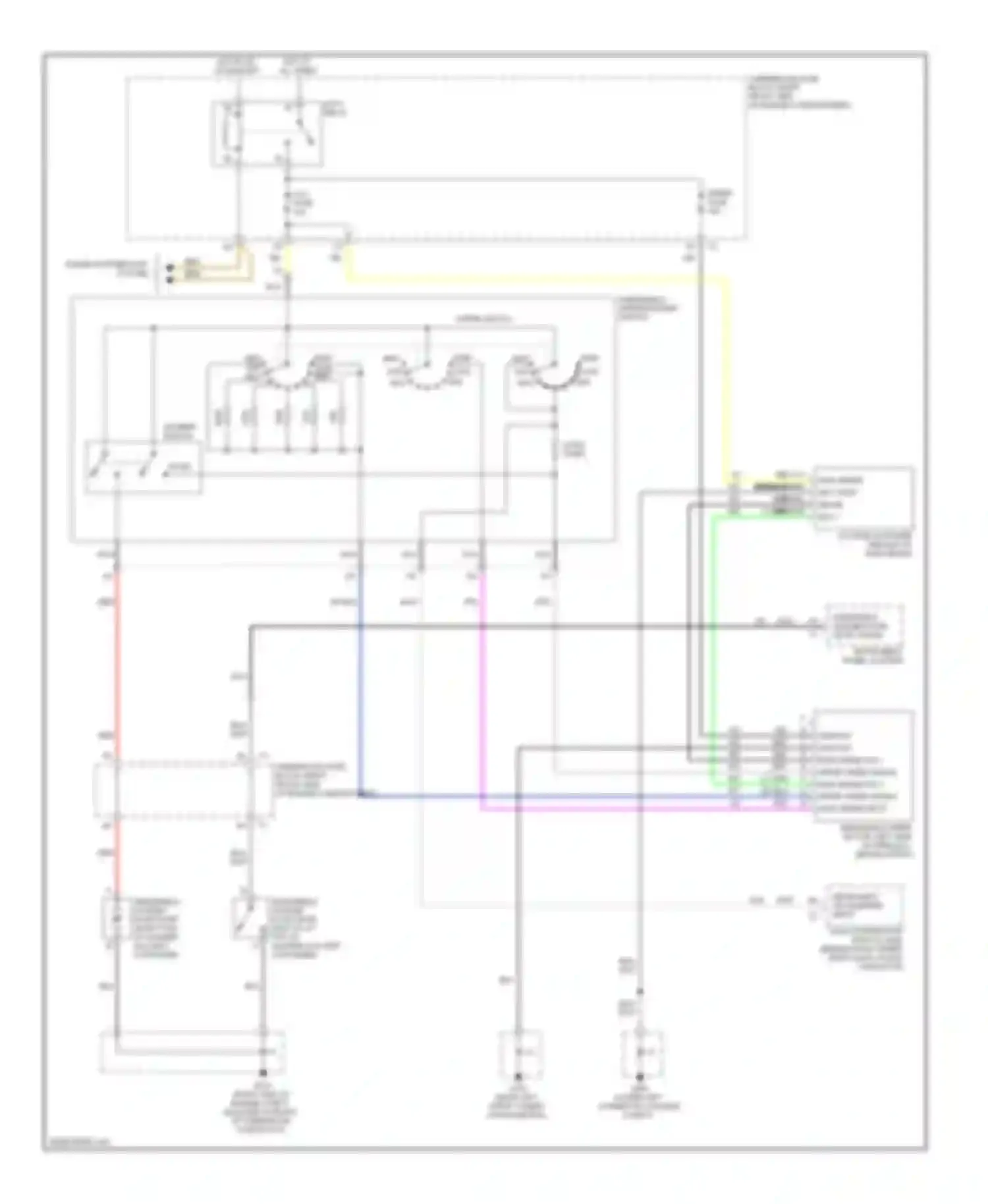 Aurora Oldsmobile II (1999-2003): Wiper/washer circuit