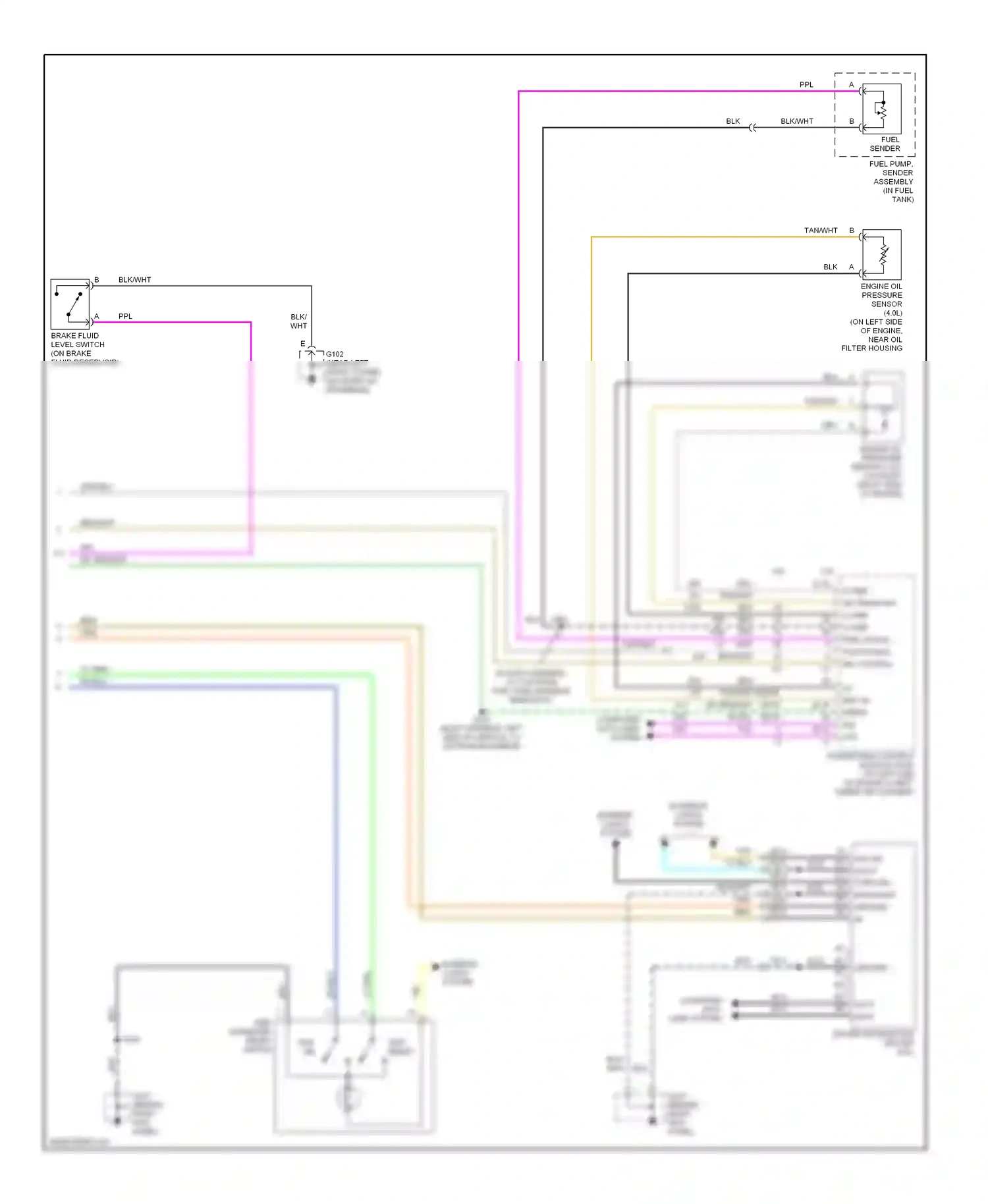 Oldsmobile Aurora II (1999-2003) computer data lines system data data wiring diagram  (1 of 1)