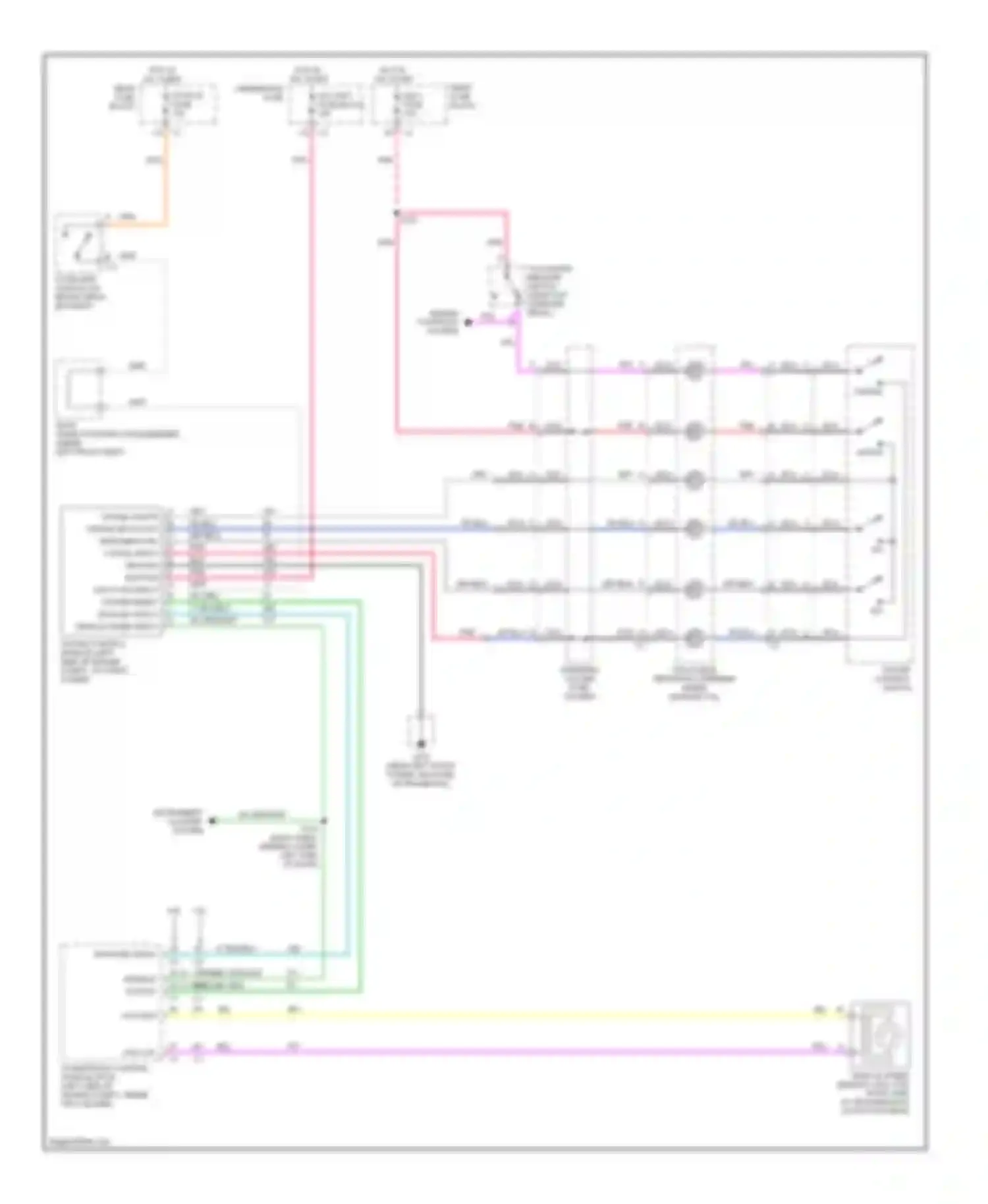 Wiring diagram engaged input for Oldsmobile Aurora II (1999-2003) (1 of 1)