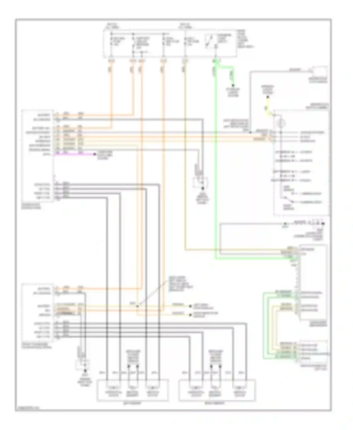 Wiring diagram ground battery b+ bus interface for Oldsmobile Aurora II (1999-2003) (1 of 1)