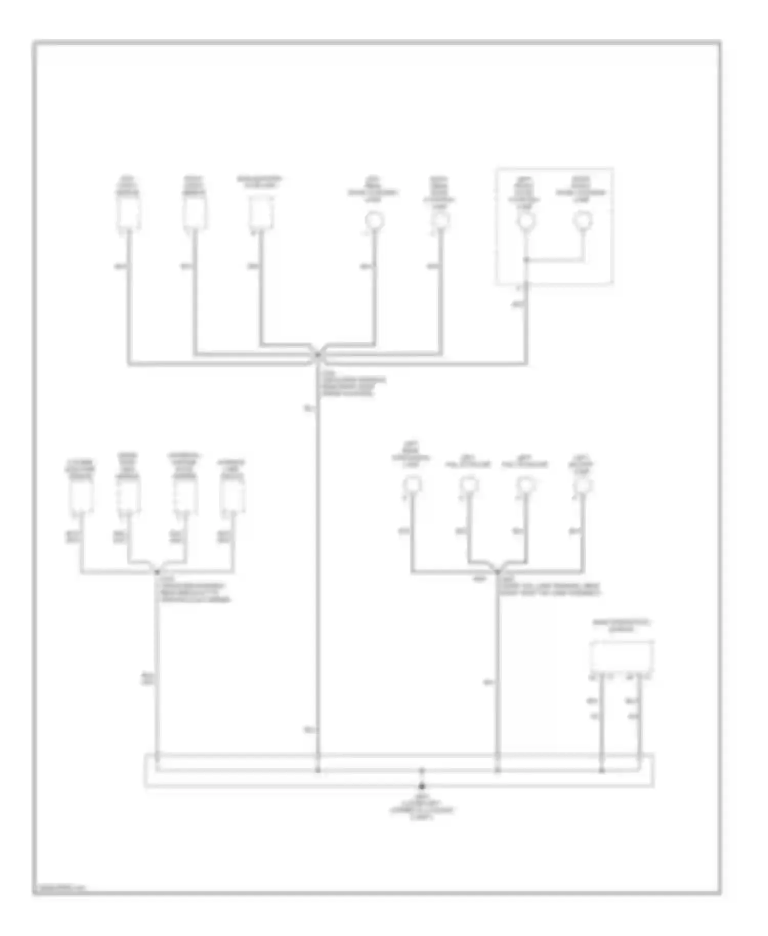 Wiring diagram high mounted stoplamp for Oldsmobile Aurora II (1999-2003) (1 of 1)