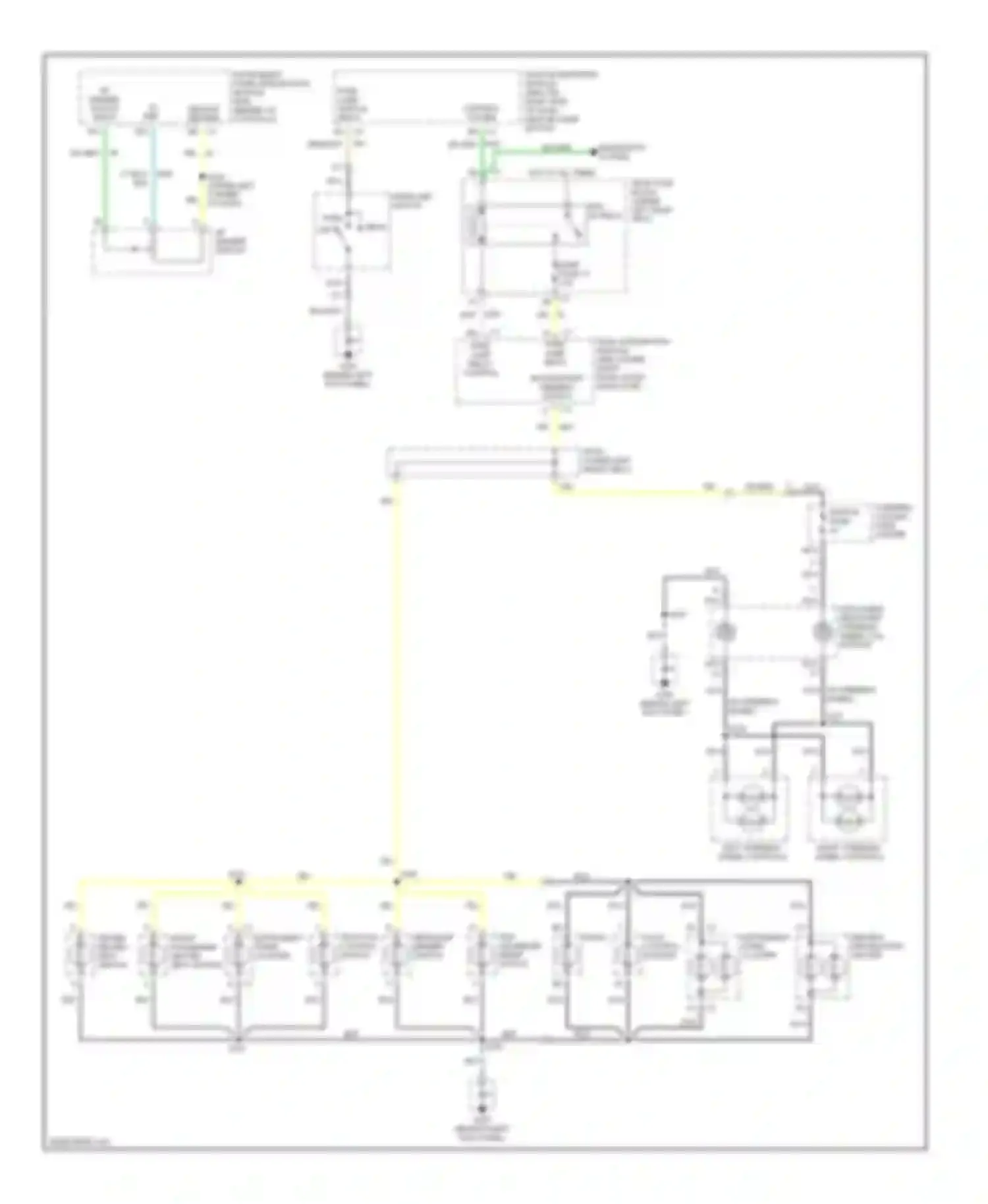 Wiring diagram inflatable restraint steering wheel coil module for Oldsmobile Aurora II (1999-2003) (1 of 1)