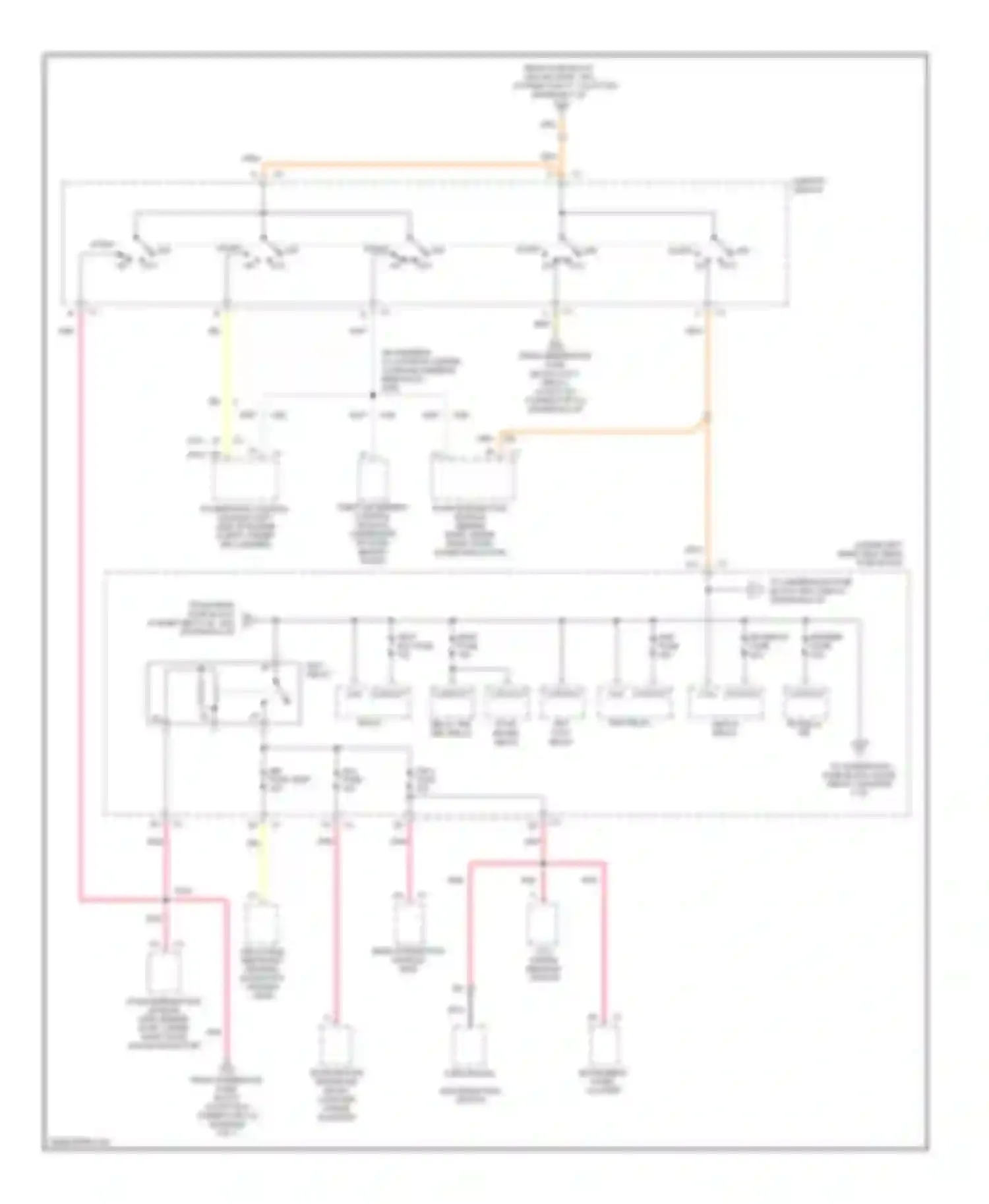 Wiring diagram instrument panel cluster for Oldsmobile Aurora II (1999-2003) (5 of 8)