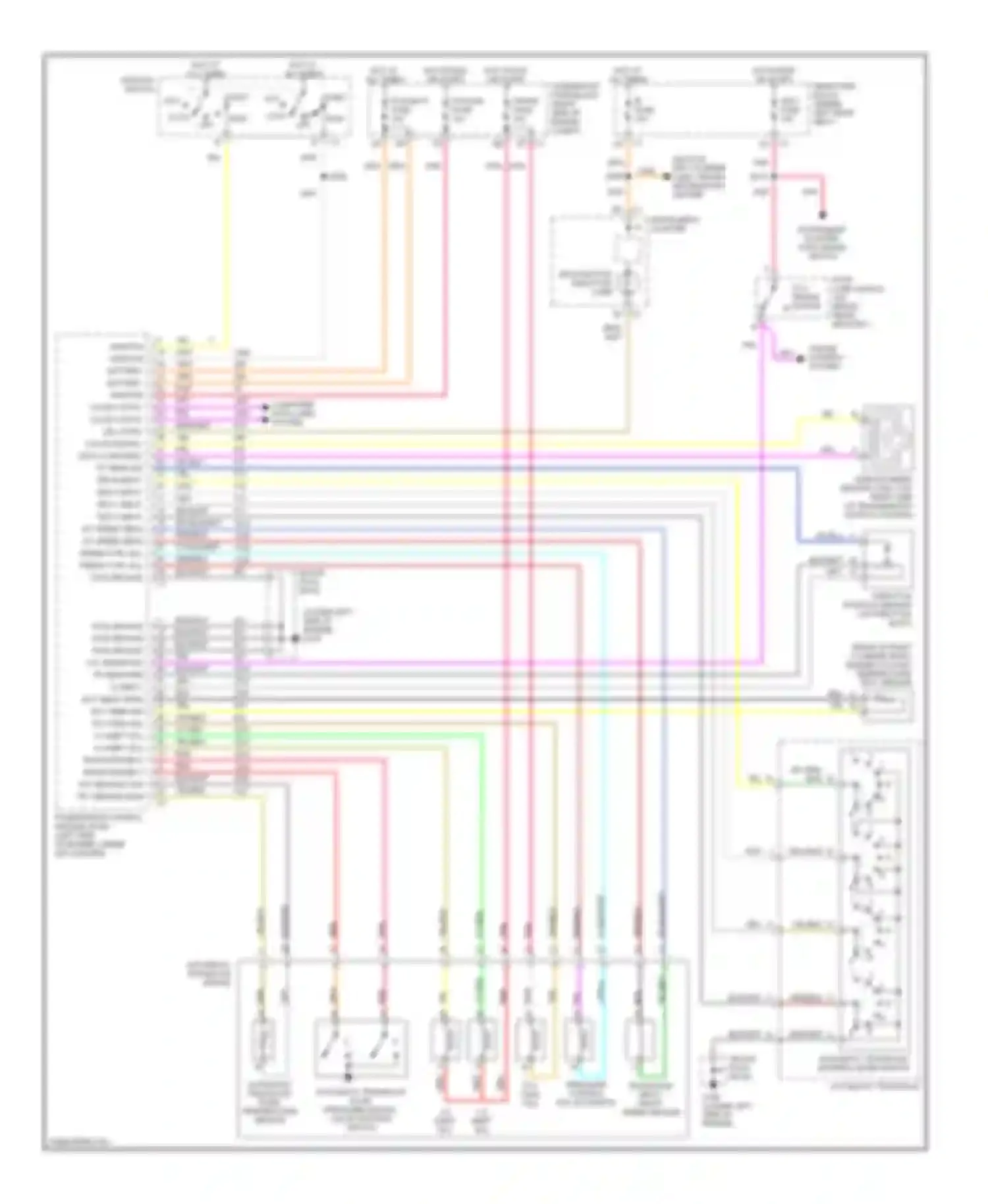 Wiring diagram pressure control sol automatic transaxle input shaft speed sensor for Oldsmobile Aurora II (1999-2003) (1 of 1)