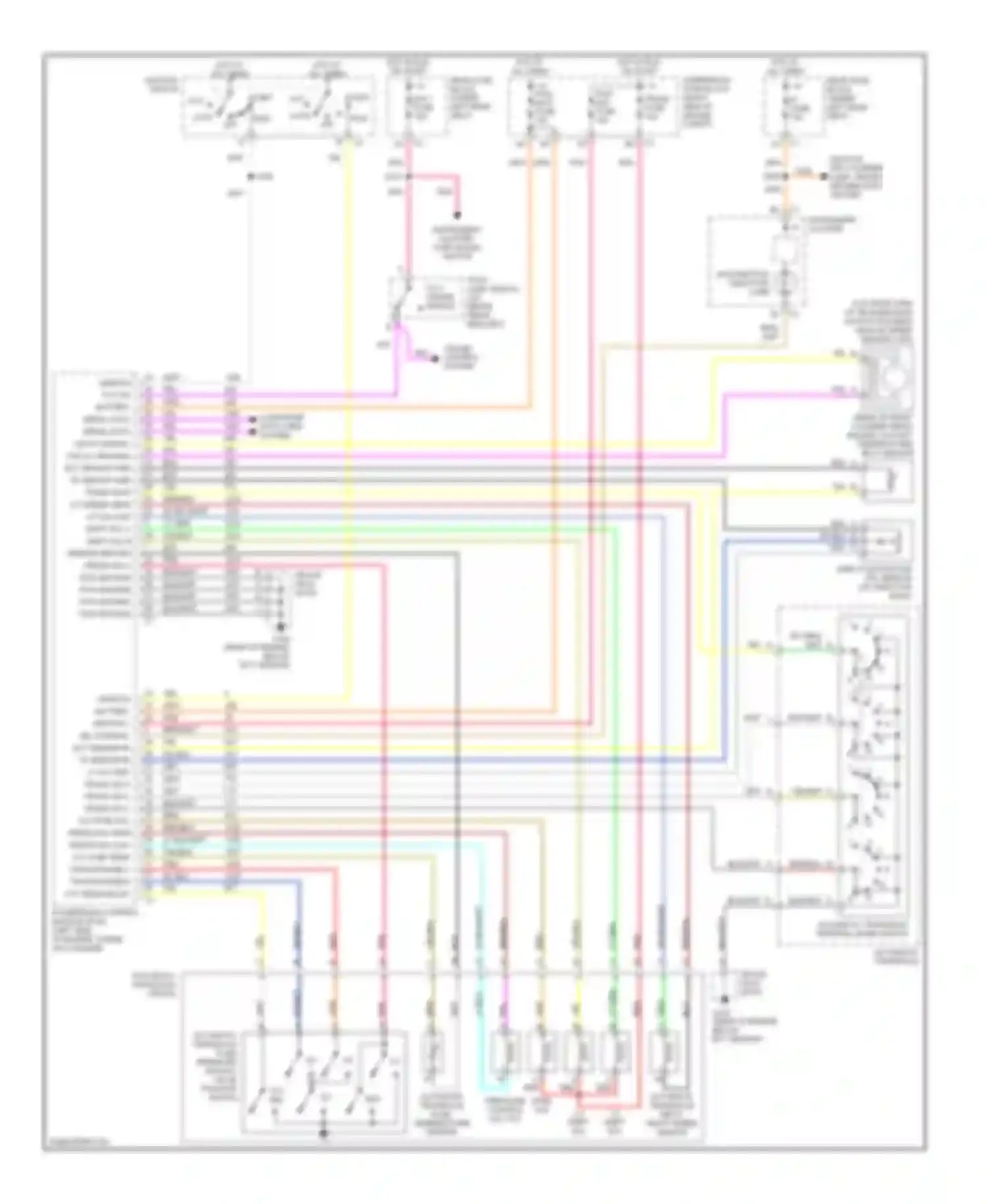 Wiring diagram pressure control sol tcc pwm sol for Oldsmobile Aurora II (1999-2003) (1 of 1)