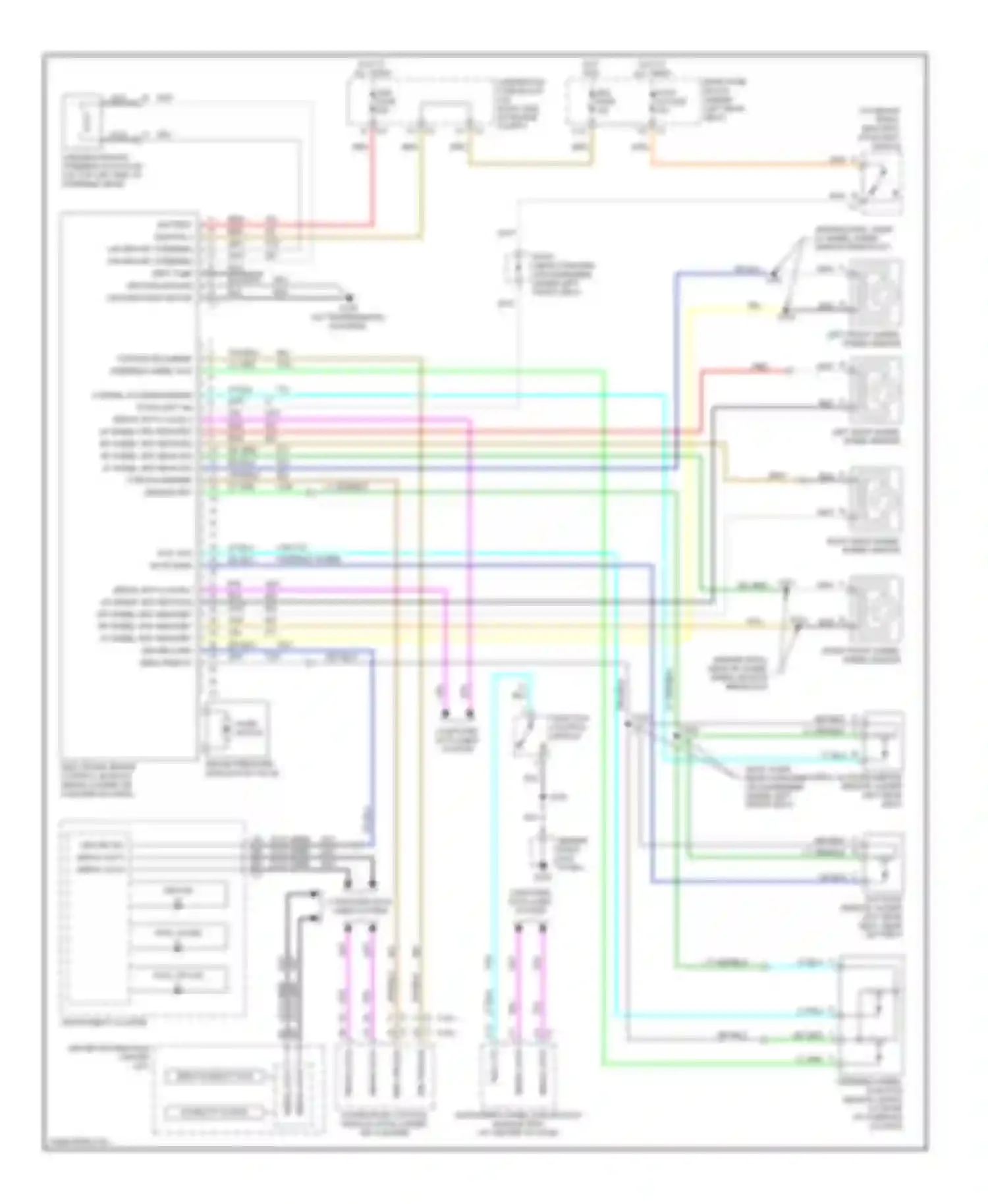 Wiring diagram stability active for Oldsmobile Aurora II (1999-2003) (1 of 1)