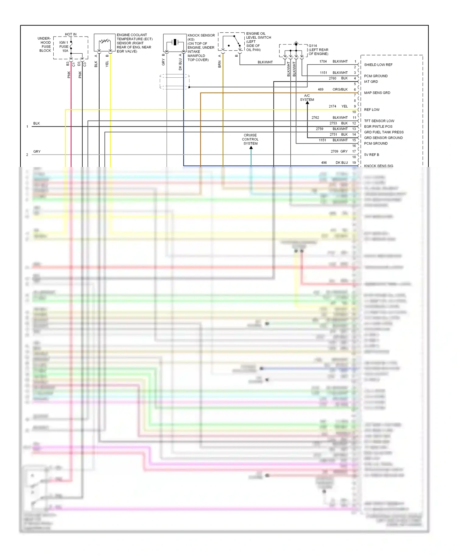 Oldsmobile Aurora II (1999-2003) trans range c input wiring diagram  (1 of 1)