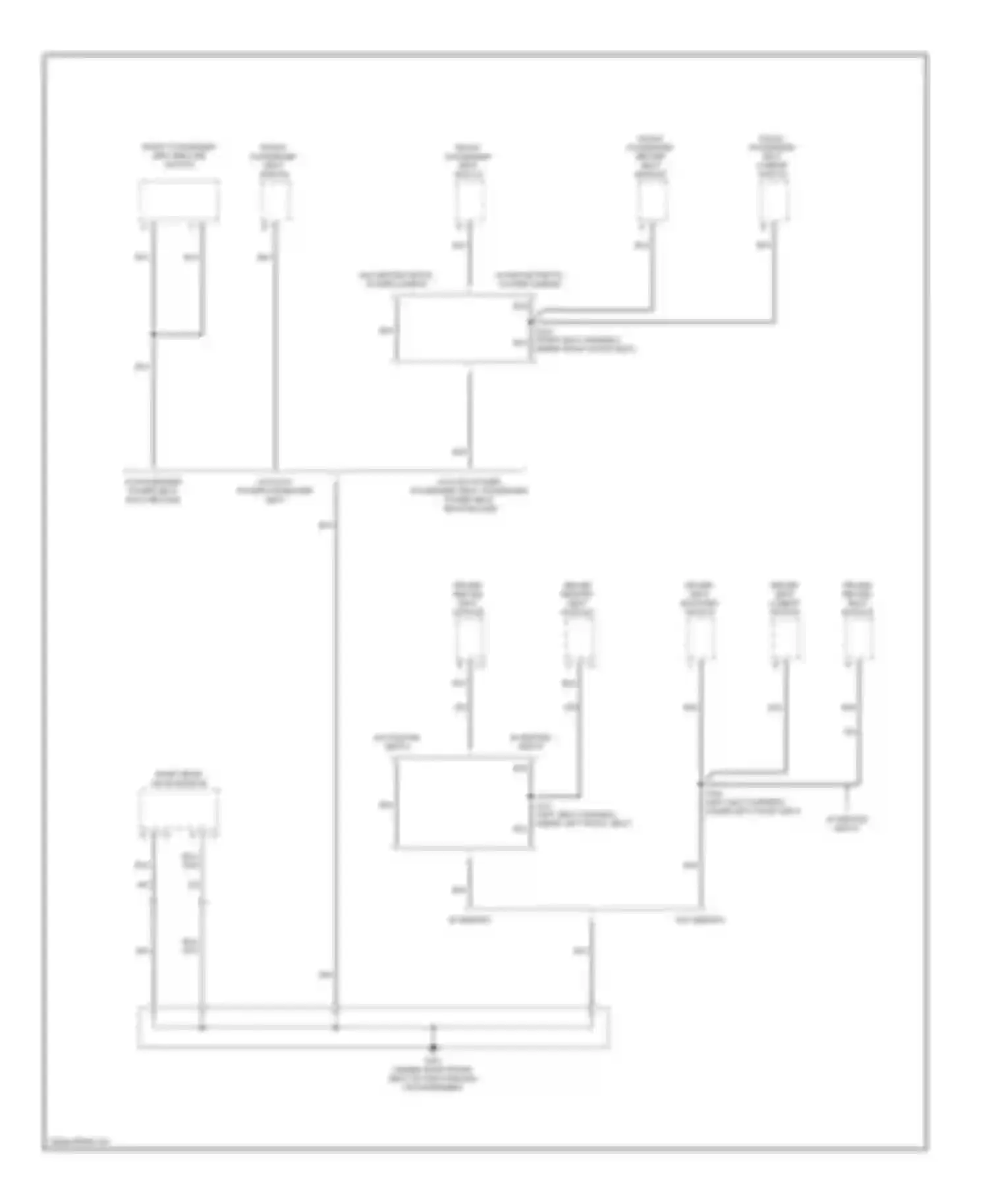 Wiring diagram w/o memory for Oldsmobile Aurora II (1999-2003) (1 of 1)