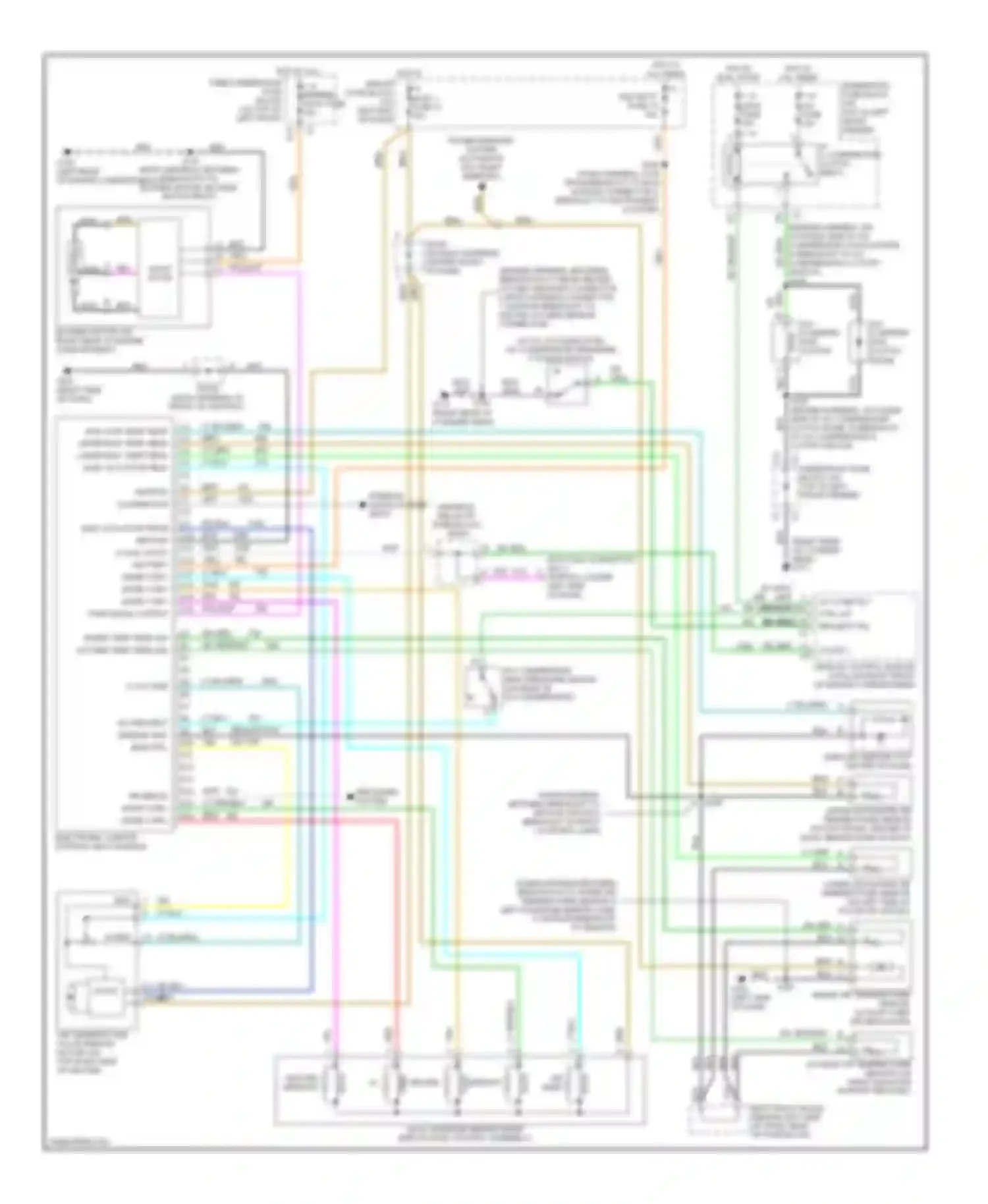Bravada Oldsmobile II (1995-2001): Automatic a/c circuit