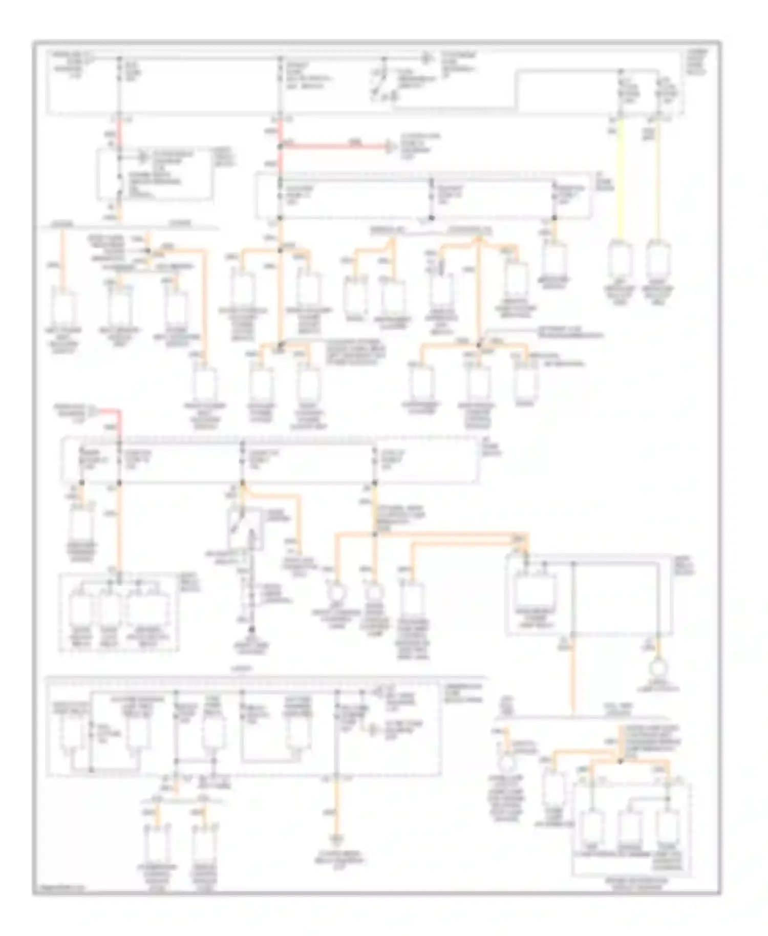Bravada Oldsmobile II (1995-2001): Power distribution circuit (3 of 5)