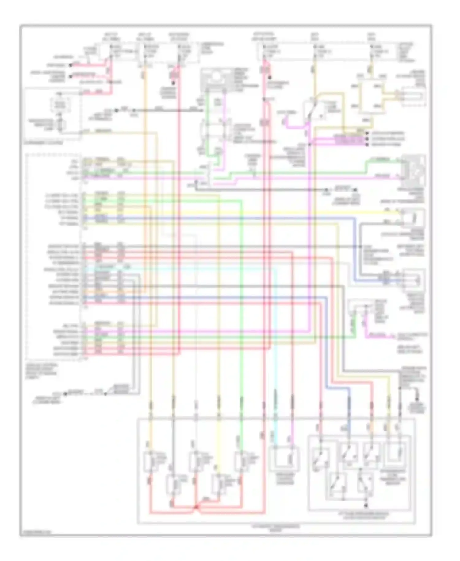 Wiring diagram 2-3 shift sol for Oldsmobile Bravada II (1995-2001) (1 of 1)